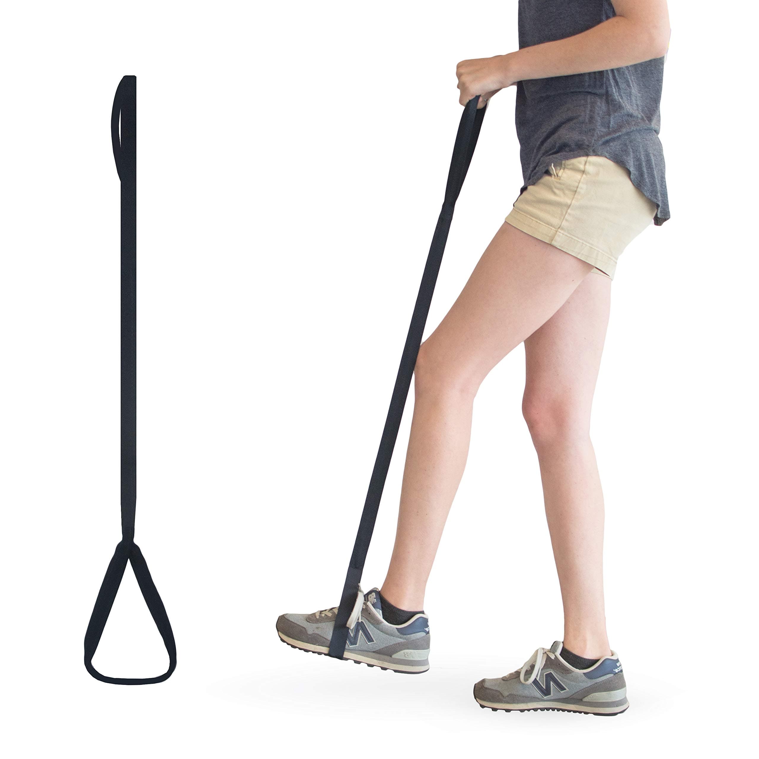 RMS Premium 42” Leg Lifter with Hand Strap & Foot Loop – Long-Term Orthopedic Daily Living Aid for Chronic Hip, Knee & Mobility Limitations