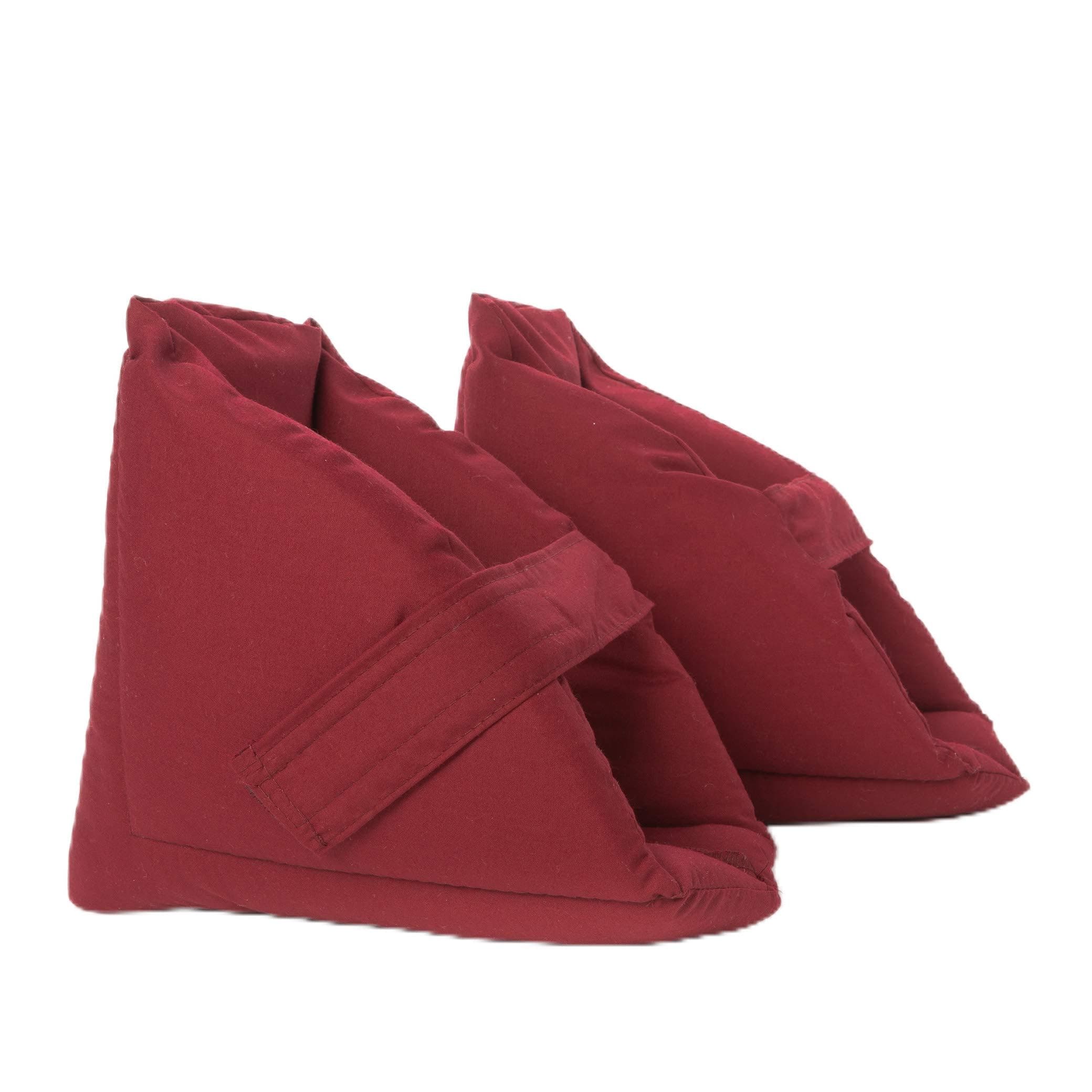 Comfort Finds Foot Pillow Heel Protector - Swollen Feet Comfort & Protection Relief Cushion - Burgundy