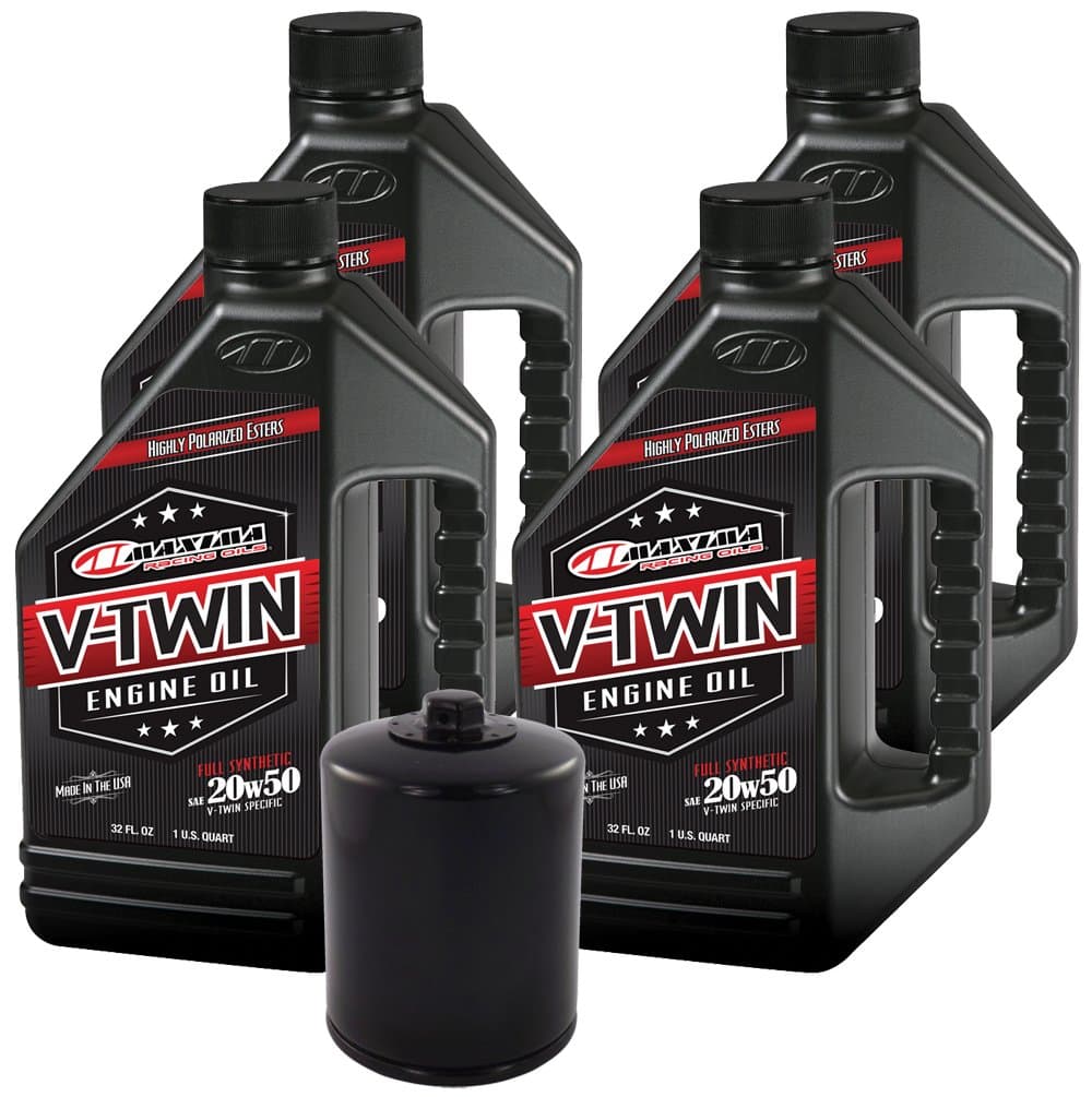 VTEOCK14 Full Synthetic Engine Oil Change Kit for Harley Davidson Twin Cam V-Twin