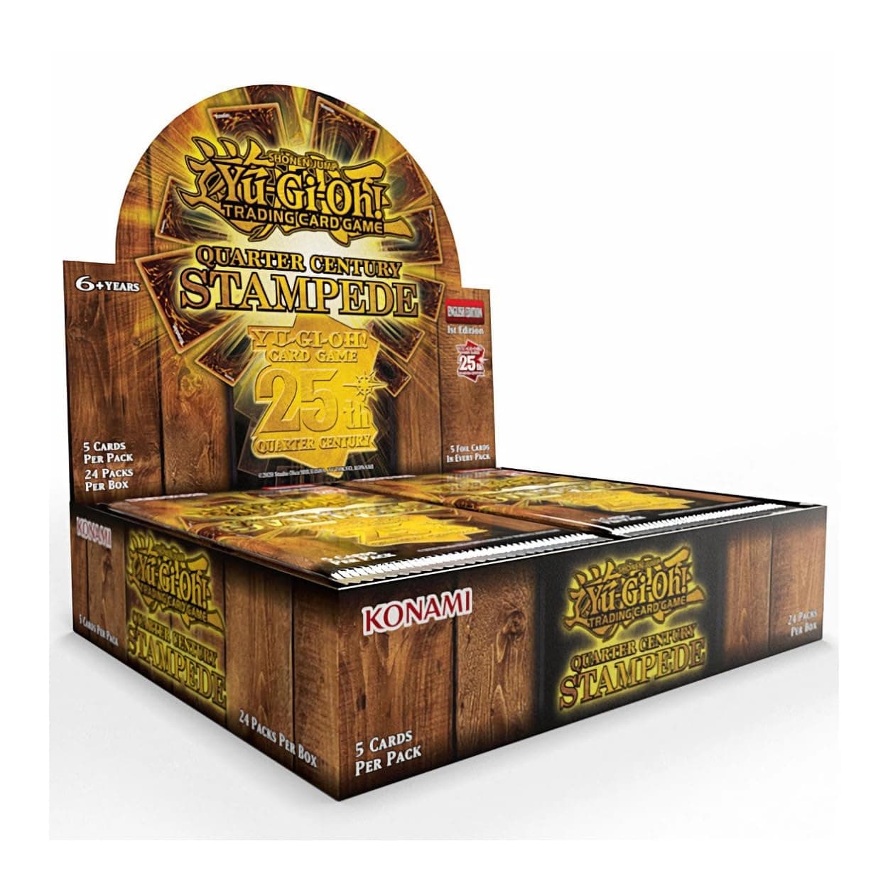 Konami Yu-Gi-Oh Quarter Century Stampede Vol. 1 Booster Pack - 24 Pack
