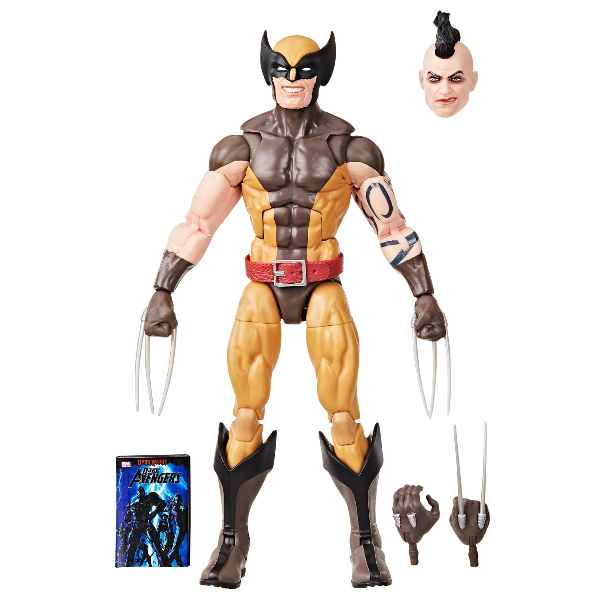 Legends Series Daken (Wolverine), Dark Avengers #1 (2009) Comics-Inspired Collectible 6-Inch Scale Action Figure with Character-Sized Comic Accessory