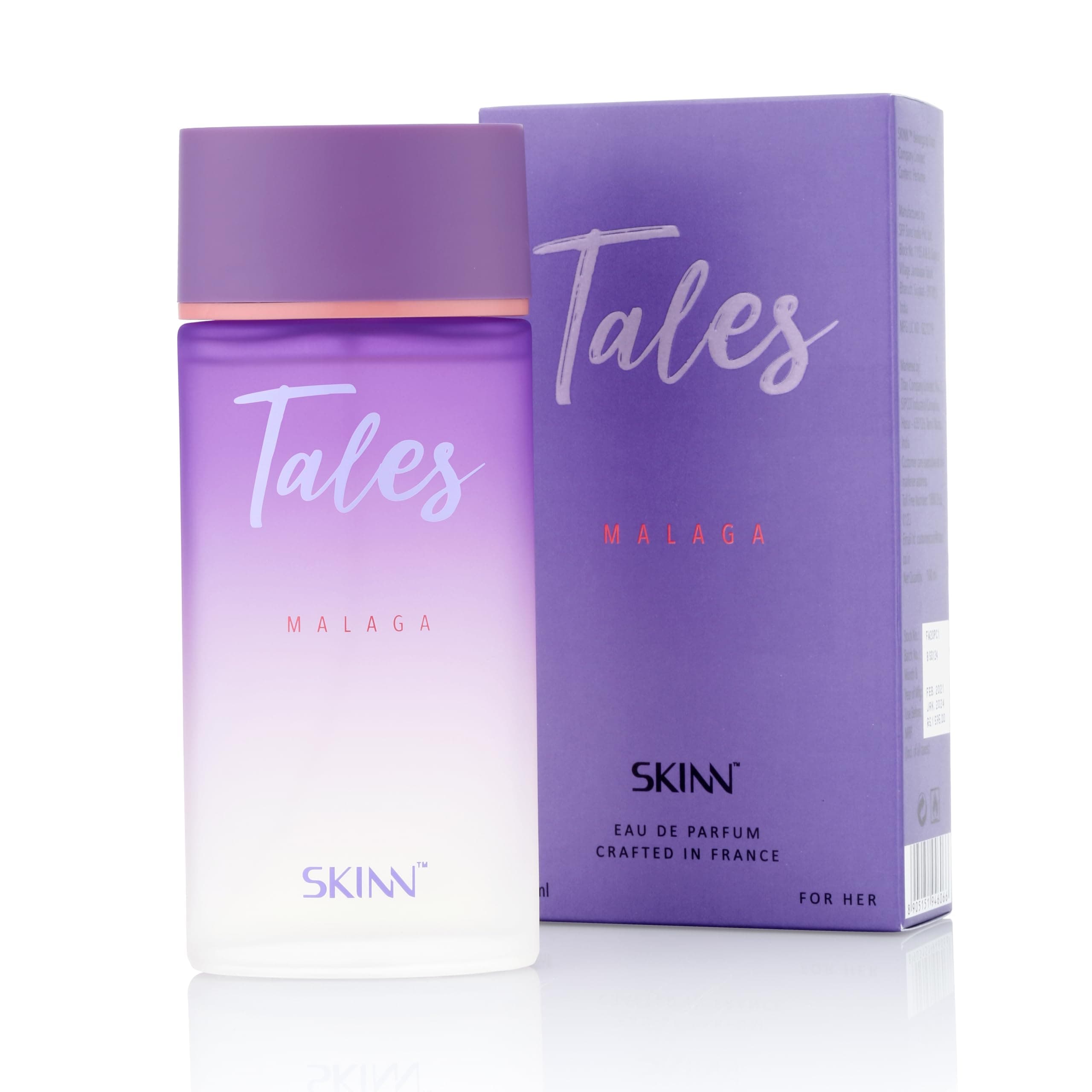 Tales Malaga Perfume - 100 Ml | Perfume For Woman | Gift for Women | Premium Fragrance | Grooming Essentials | Long Lasting Smell for Women | Fresh & Vanilla | Eau De Parfum