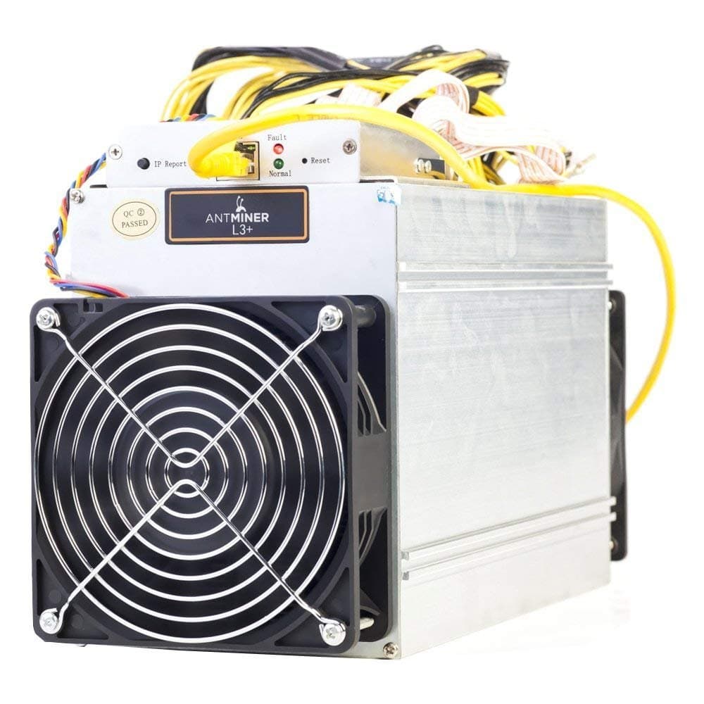 AntMiner L3+ ~504MH/s @ 1.6W/MH ASIC Litecoin Miner