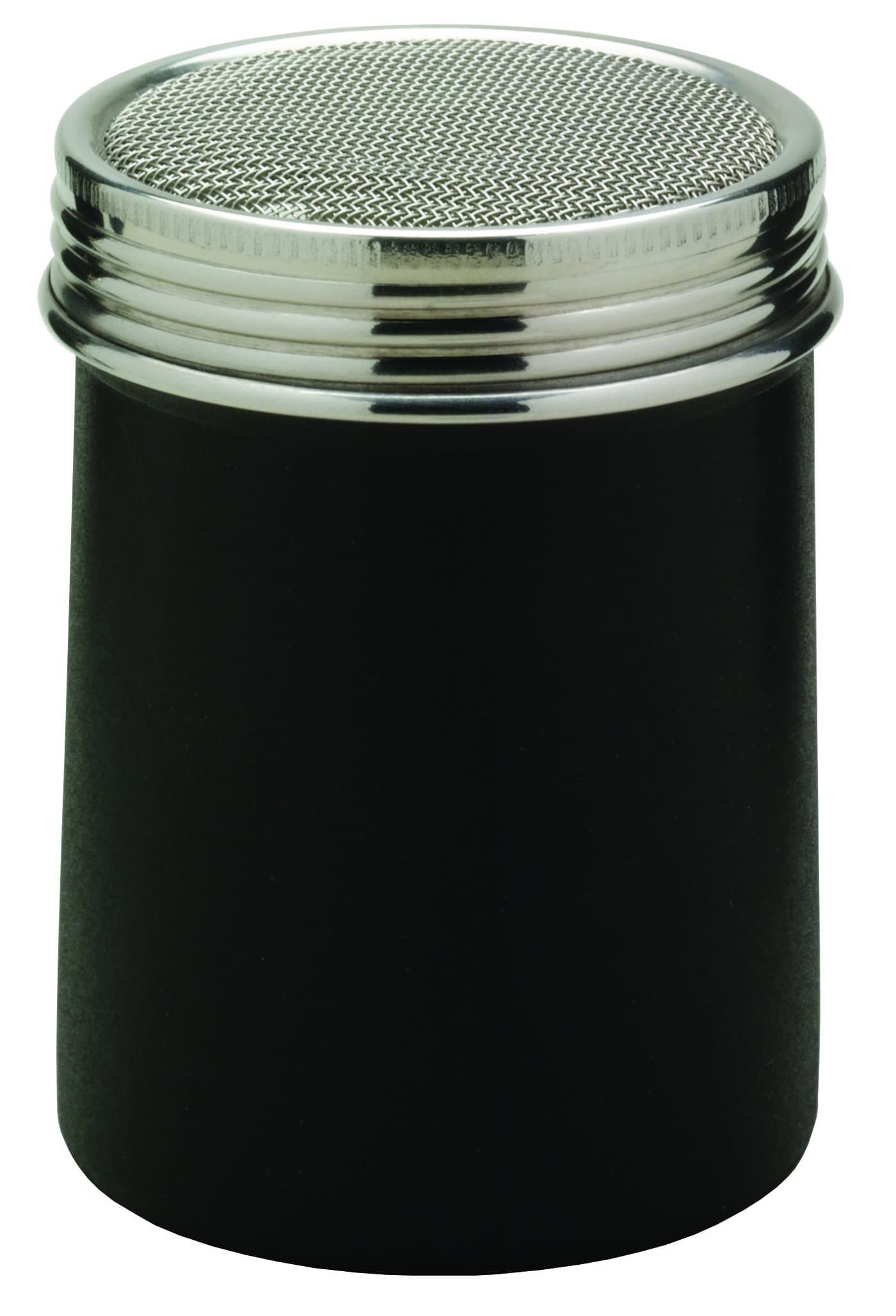 Rattleware Black Plastic Salt and Pepper Shaker Bottle, Moisture Proof Mesh Top Spice Condiment Dispenser Durable Kitchen Spices, Herbs, Sugar, And Powders Storage Tool for Seasonings