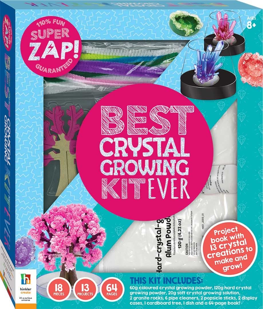 Hinkler Super Zap Best Crystal Growing Kit Ever