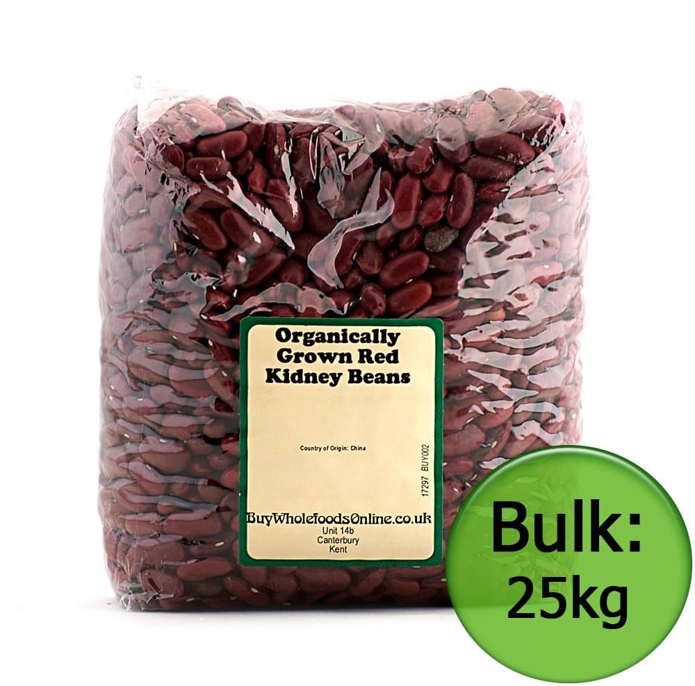 Organic Red Kidney Beans 25kg Bulk