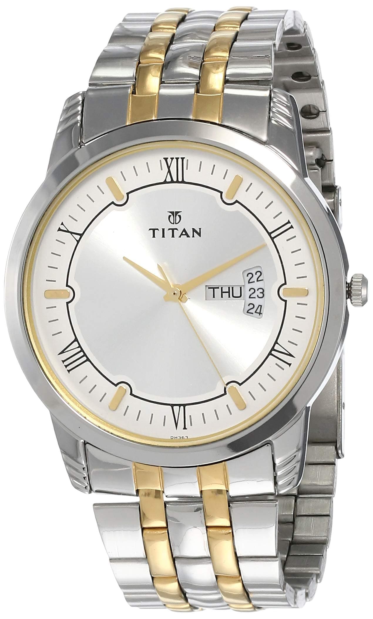 Titan Karishma Analog Silver Dial Men's Watch - 1774BM01