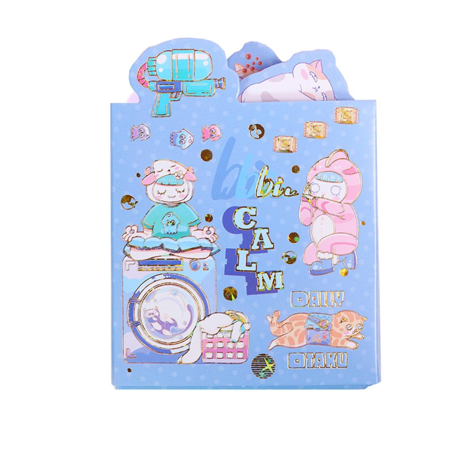 Joucien ins Style Otaku Girl Daily Stickers Handbook Note Message Sticker - Doll House