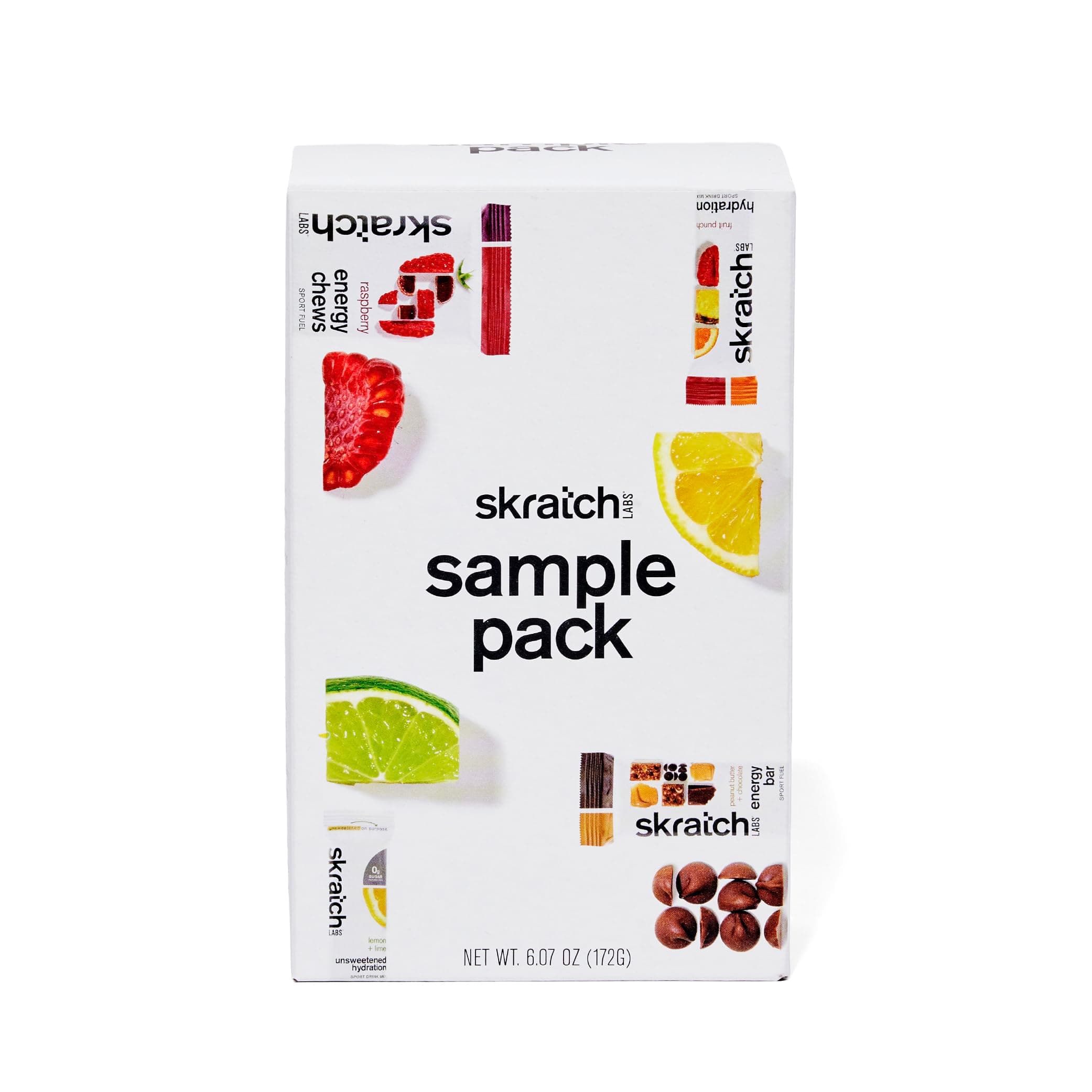 Sample Pack, Sport Hydration Drink Mix, Sport Energy Chews, Sport Recovery Drink Mix, Anytime Energy Bar, Low Sugar, Gluten Free - Trial Pack