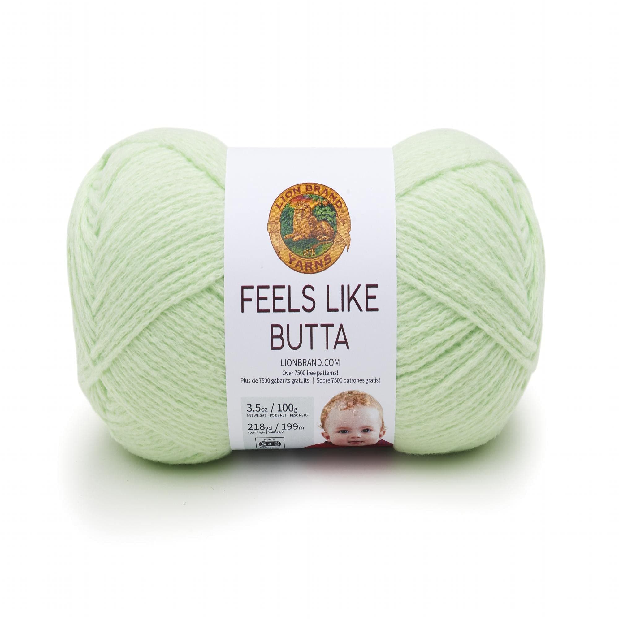 Feels Like Butta Soft Yarn for Crocheting and Knitting, Velvety, 1-Pack, Mint