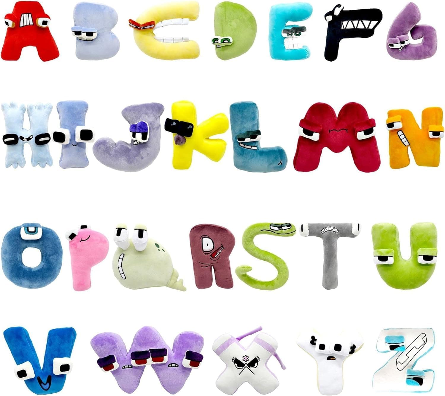 Alphabet Plush,26 Pcs Animal Toys,Fun Stuffed Alphabet Plush Figure Suitable for Giving Fans