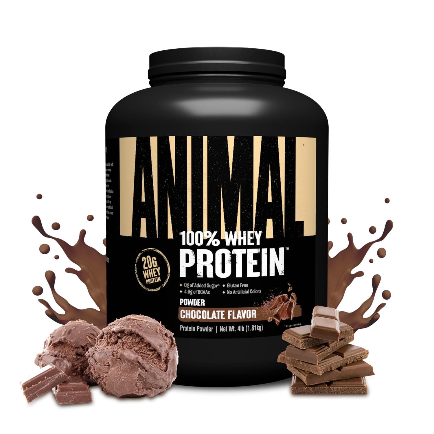 – 100% Whey Protein Chocolate 4 lbs