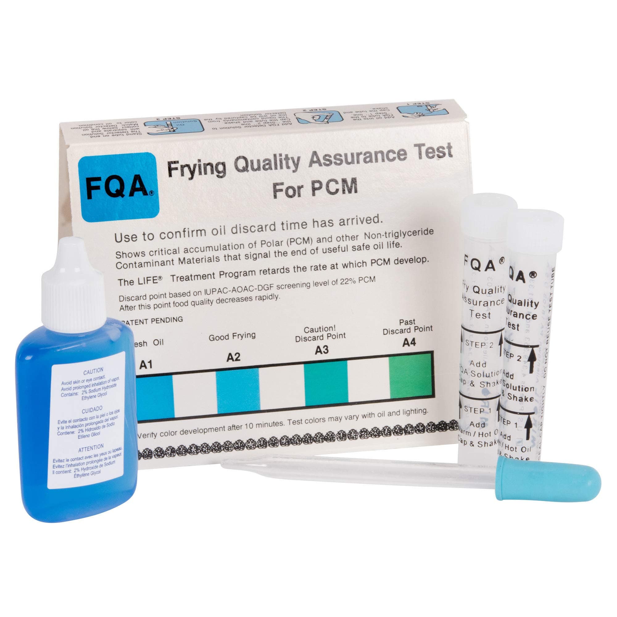 MirOil Frying Oil Test Kit for Polar Contaminant Material, 12 Test Pack, 3-Minute Fryer Oil Test Kit for PCM, Cooking Oil Quality Assurance Test, MirOil 12PCM Monitor Fryer Oil in Kitchen & Restaurant