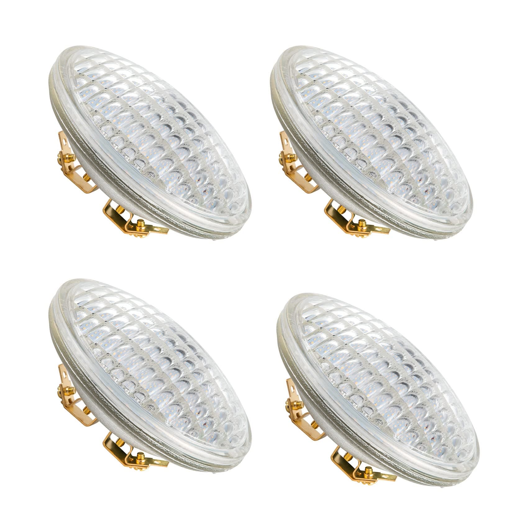 - PAR36 LED Landscape Bulb 6W 12V-36V DC/AC 3000K Warm White 600LM(36W Halogen Equivalent), Waterproof Flood Lamp, Multipurpose Tractor Light, 4 Pack