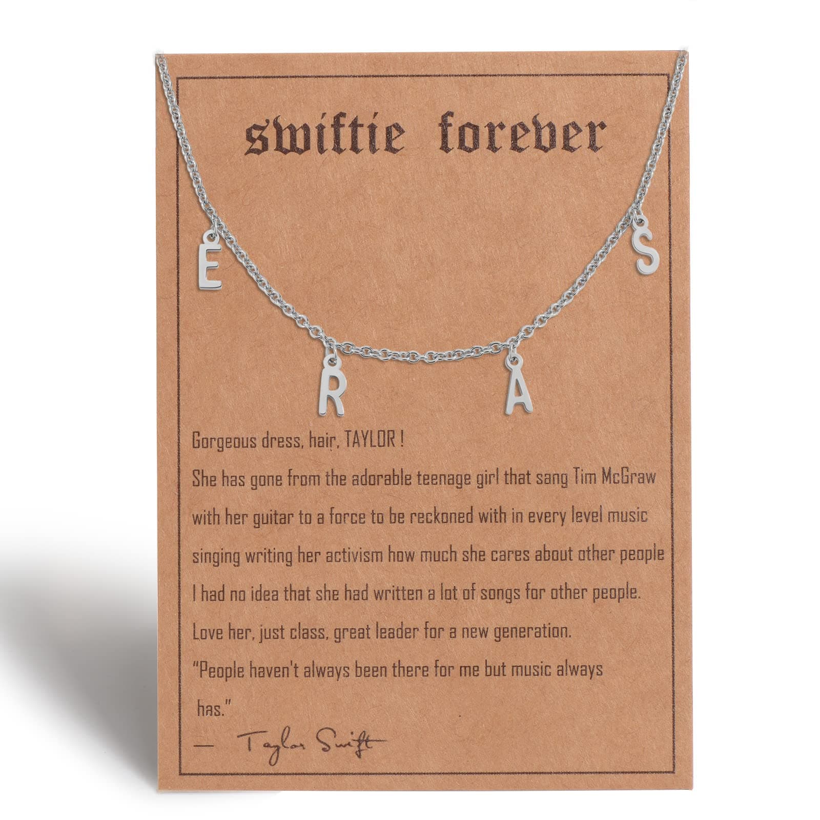 NONTAITS Inspired Necklace for Women, SWIFTIE Outfit Jewelry - Folklore Lover Reputation 1989 Red Speak Now Fearless Necklace For Eras Music