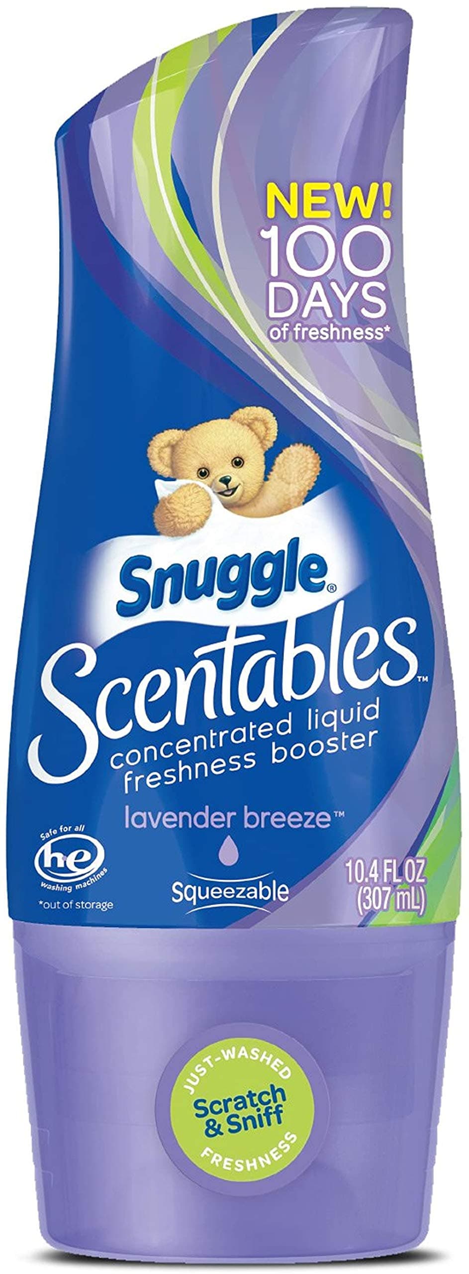 Snuggle Scentables Concentrated Liquid Laundry Freshness Booster, Lavender Breeze, 10.4 Fluid Ounces