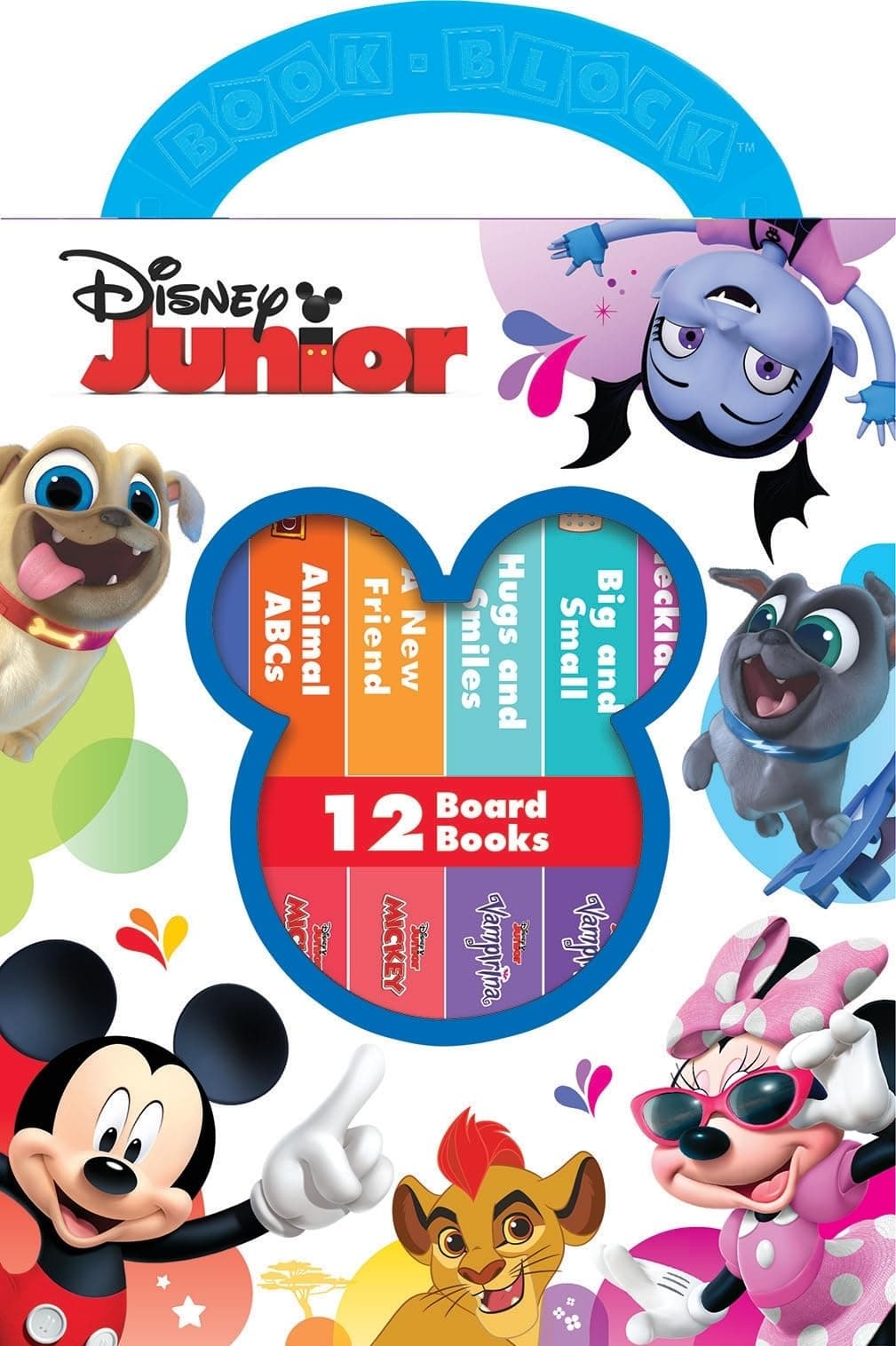 Phoenix International Publications, Inc. Disney Junior Mickey, Minnie, Puppy Dog Pals and more! - My First Library Board Book Block - PI Kids