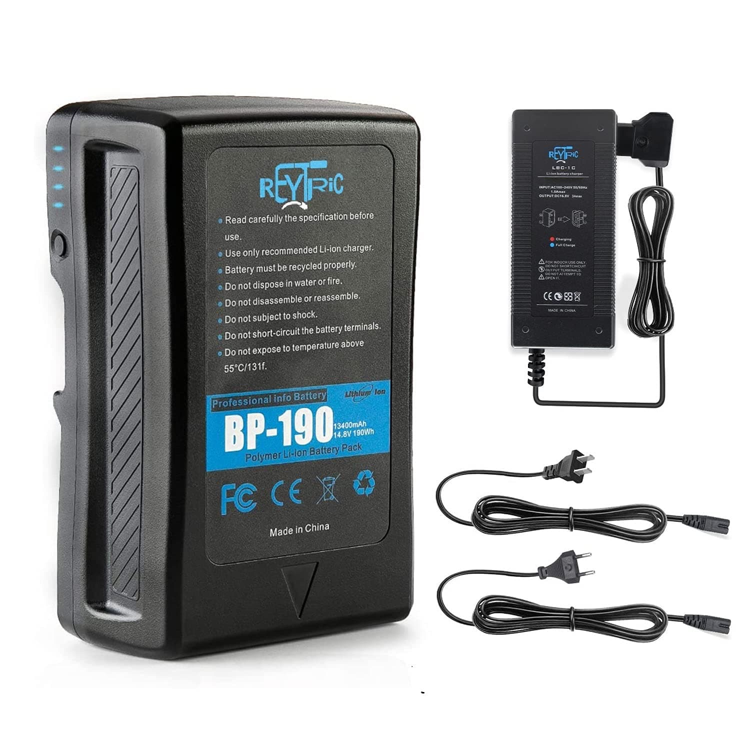 190Wh V Mount Battery with 3A Charger