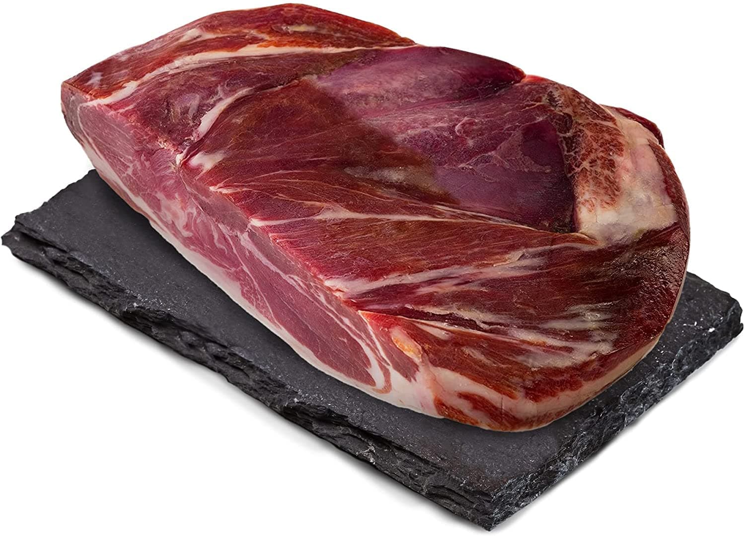 Serrano Ham (Shoulder) Cured Free Range Boneless Approx. 1 Kg - Spanish Jamon All Natural Made with Mediterranean Sea Salt