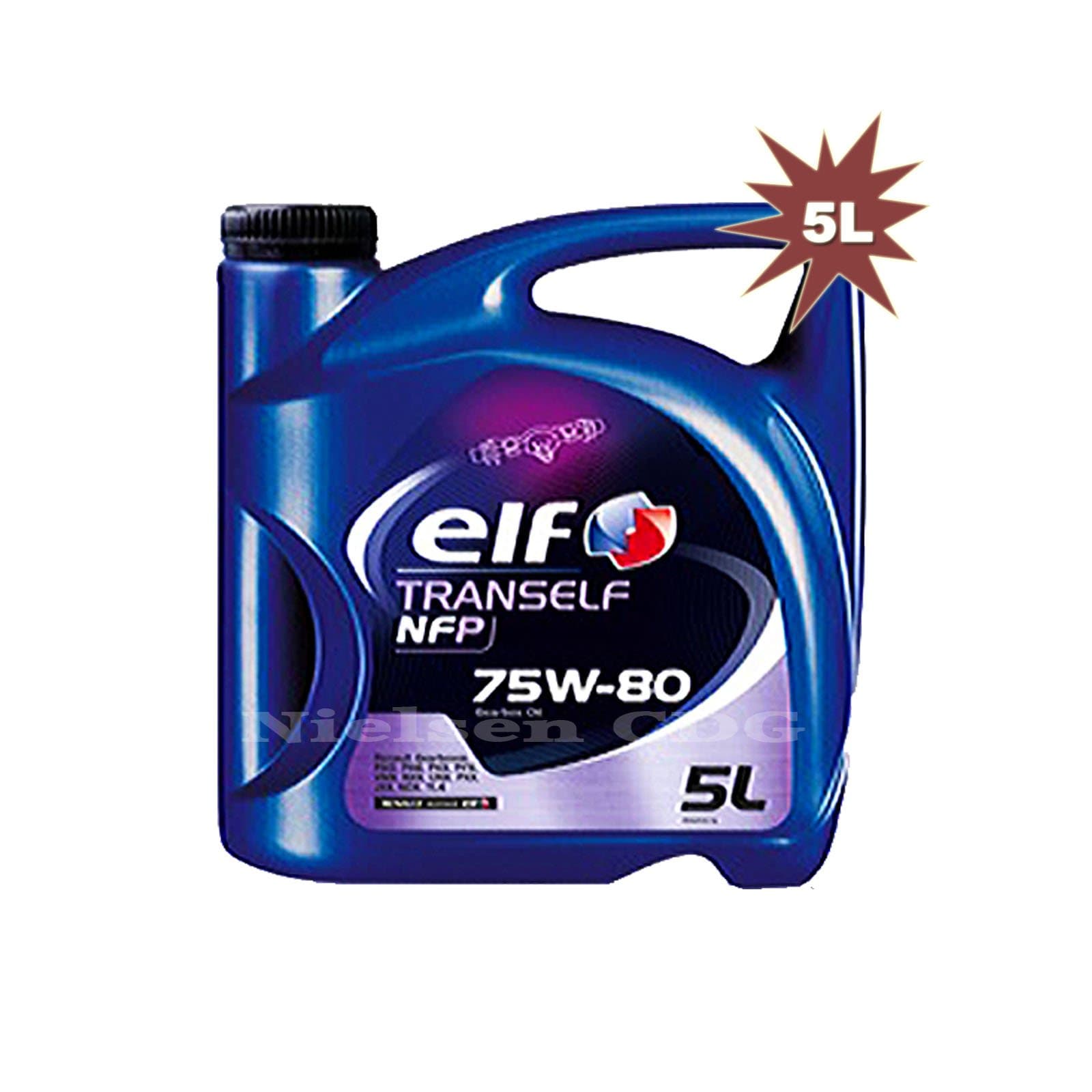 Elf Tranself NFP 75W80 Gear Oil 5 Litre
