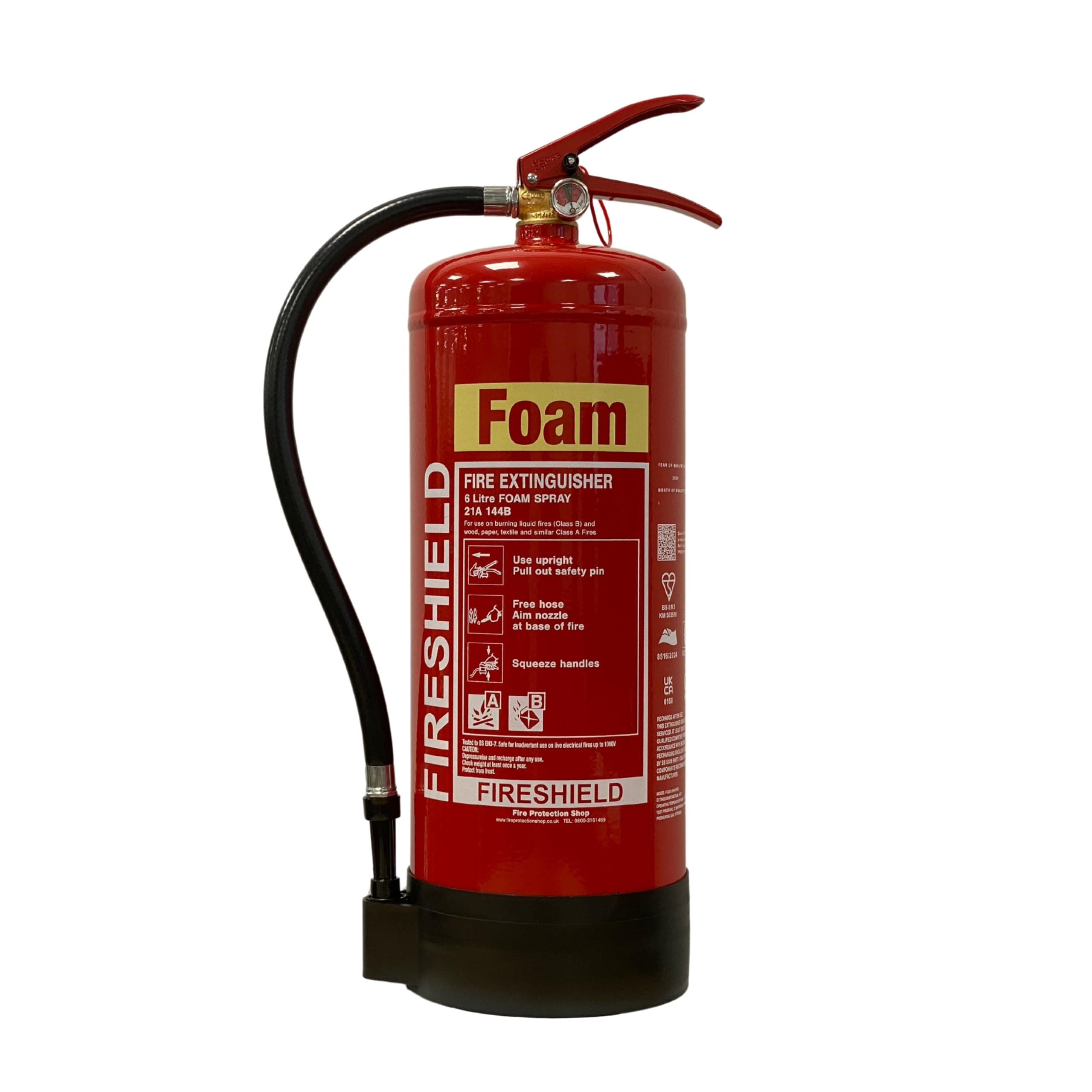 6ltr AFFF Foam Fire Extinguisher FireShield