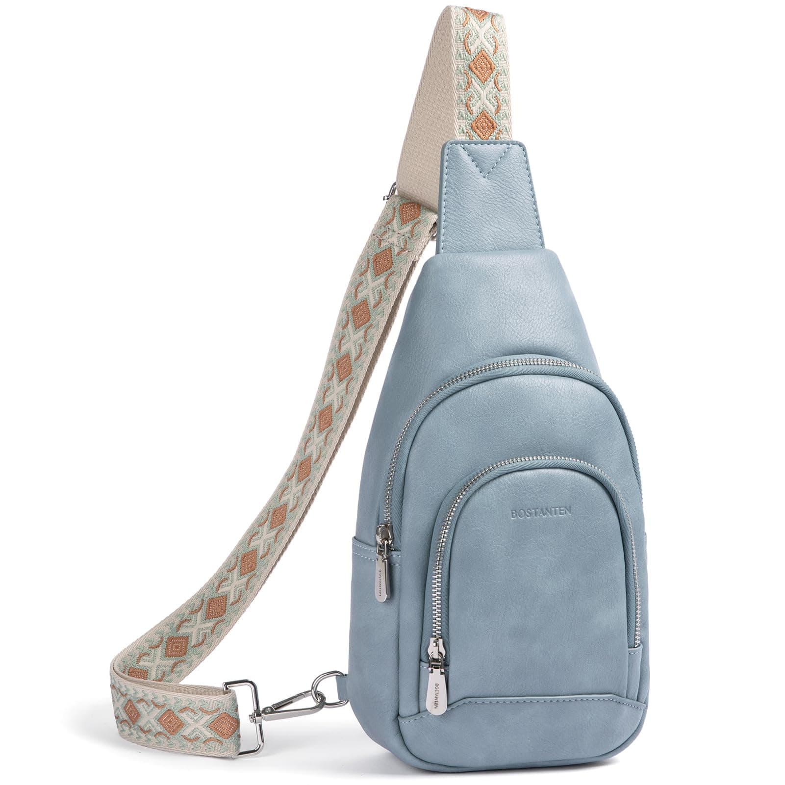 Sponsored Ad – Sling Bag women Crossbody Bag Leather Crossbody Purse Trendy Chest Bag with Adjustable Guitar Strap for Travel