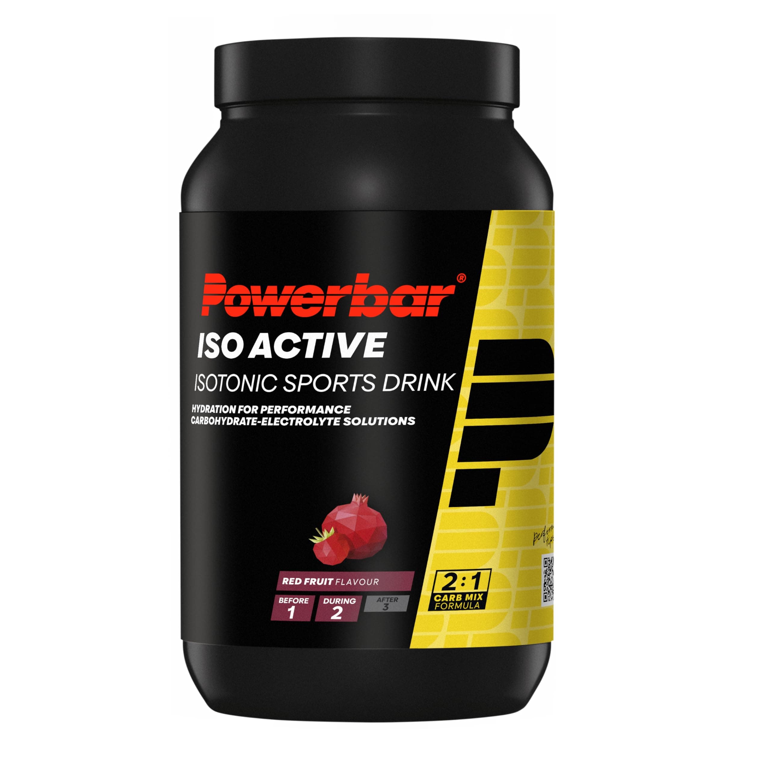 Powerbar - Isoactive - Red Fruit - 1320g - Isotonic sports drink - 5 electrolytes