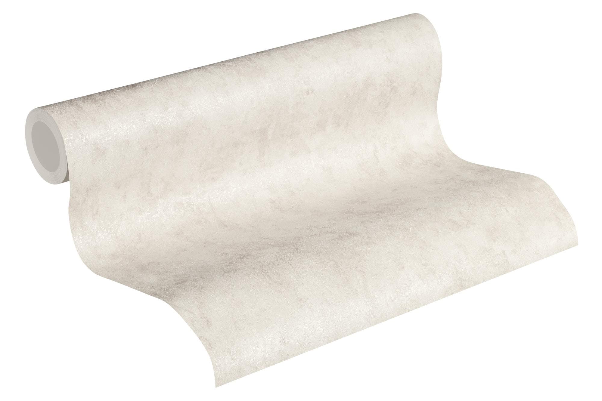 A.S. CreationPlain Wallpaper Metropolitan Stories Non-Woven Francesca - Milano 10.05 m x 0.53 m Creme Made in Germany Livingwalls 369244 36924-4