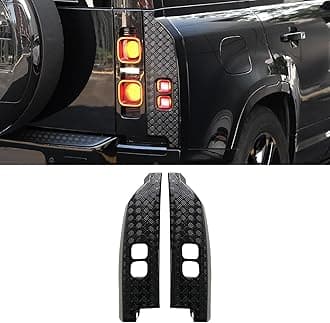 Tail Light Anti-Scratch Guard Protection Cover ABS Anti-Scratch Protection Cover Trim Kit Compatible with 2020-2025 Land Rover Defender 90 110 130 Decoration Armor Trim Exterior Accessories