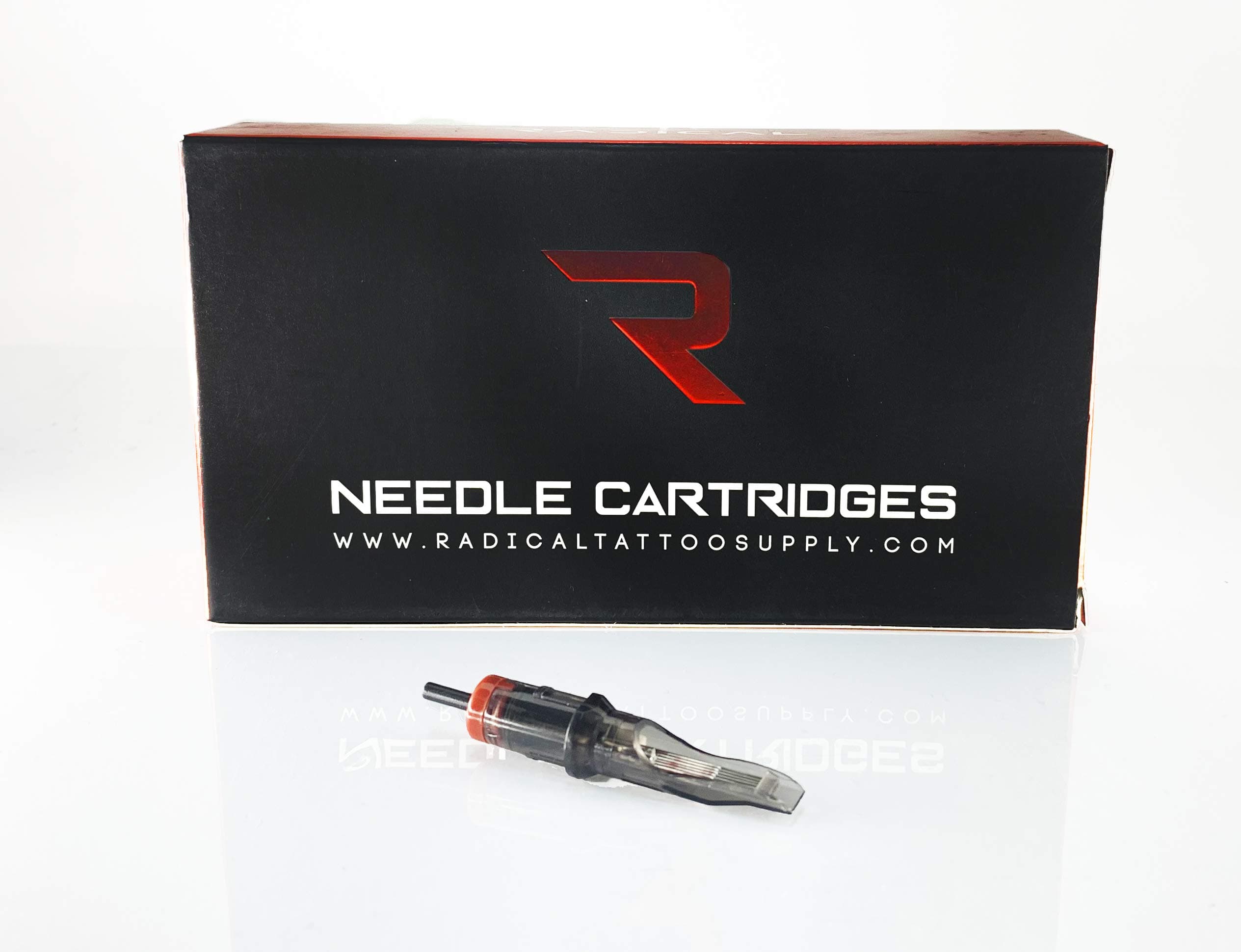 RADICAL #10 Bugpin Disposable Cartridge Tattoo Needles Round Liner with Membrane 20pcs (3 Round Liner)