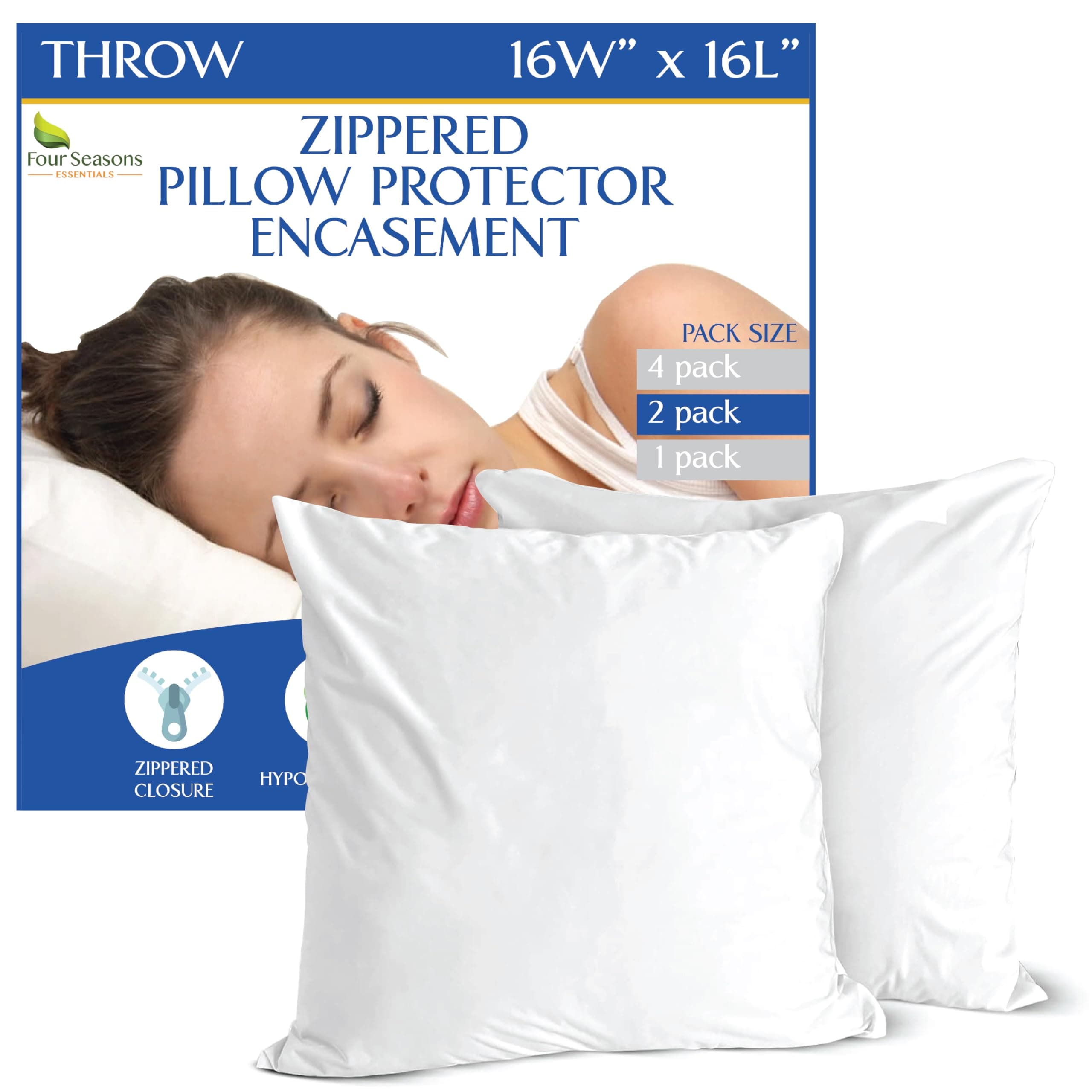 Pillow Protector - Euro Size 16x16