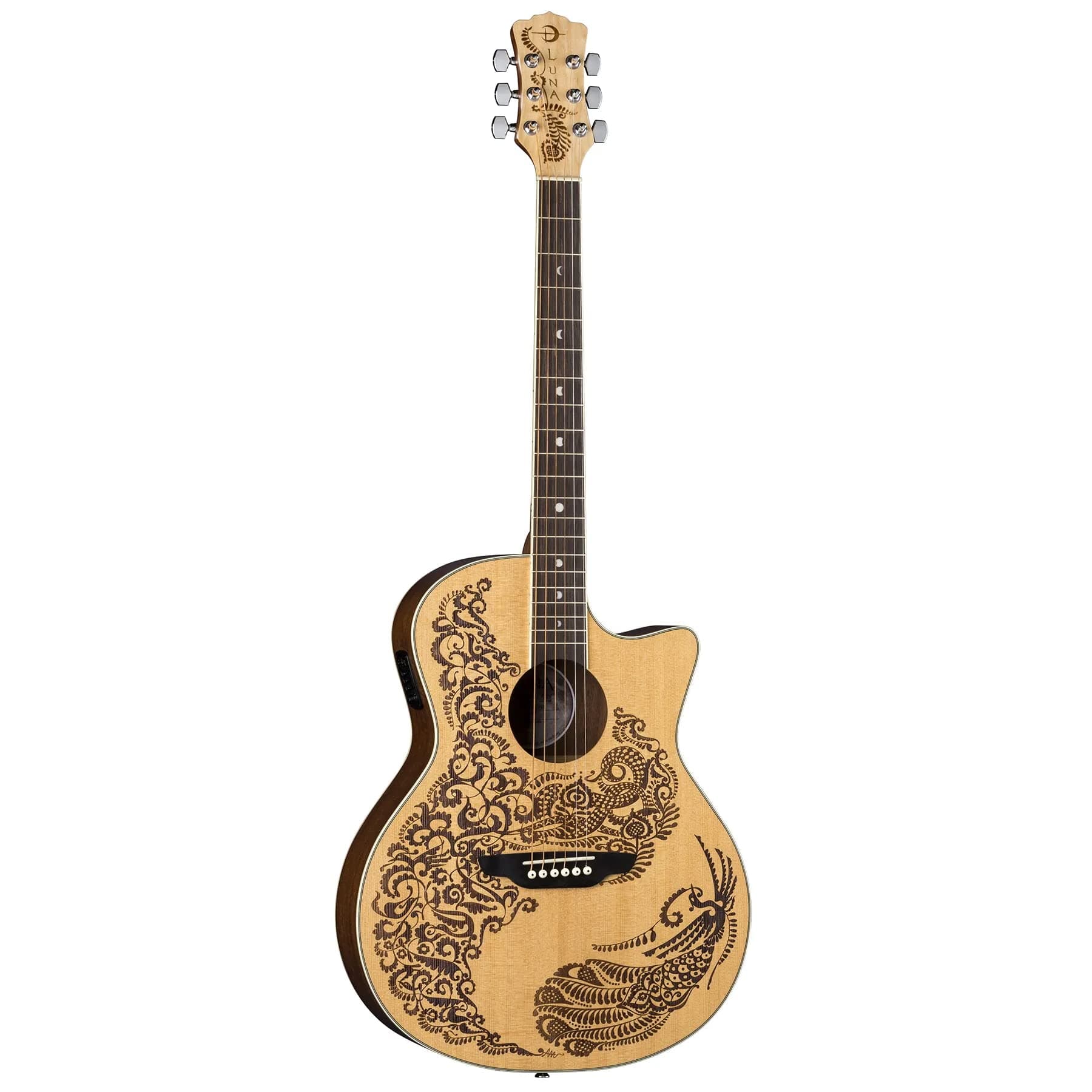 - Henna Paradise Select Spruce Acoustic Electric Guitar