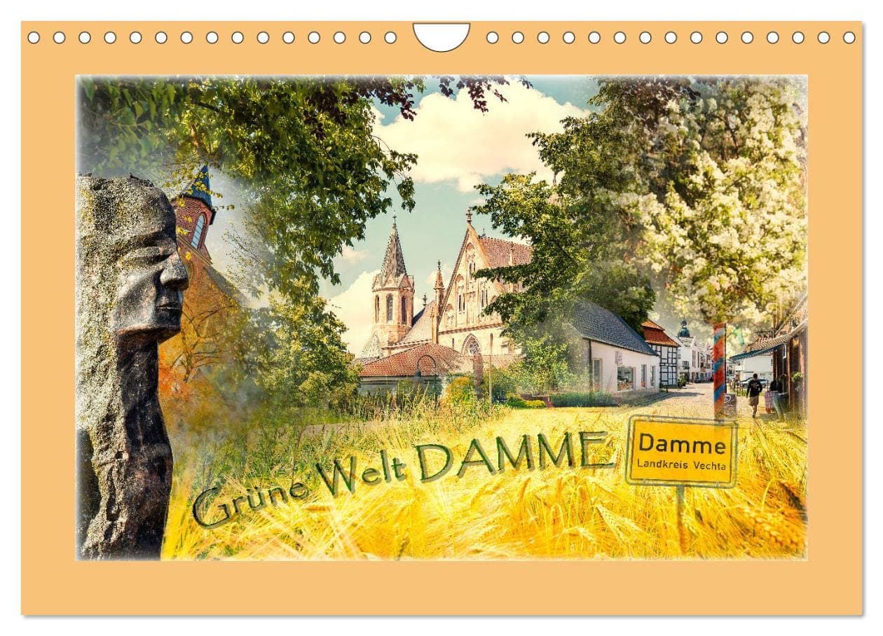 Grüne Welt DAMME (Wandkalender 2025 DIN A4 quer), CALVENDO Monatskalender [Calendar] Viktor Gross
