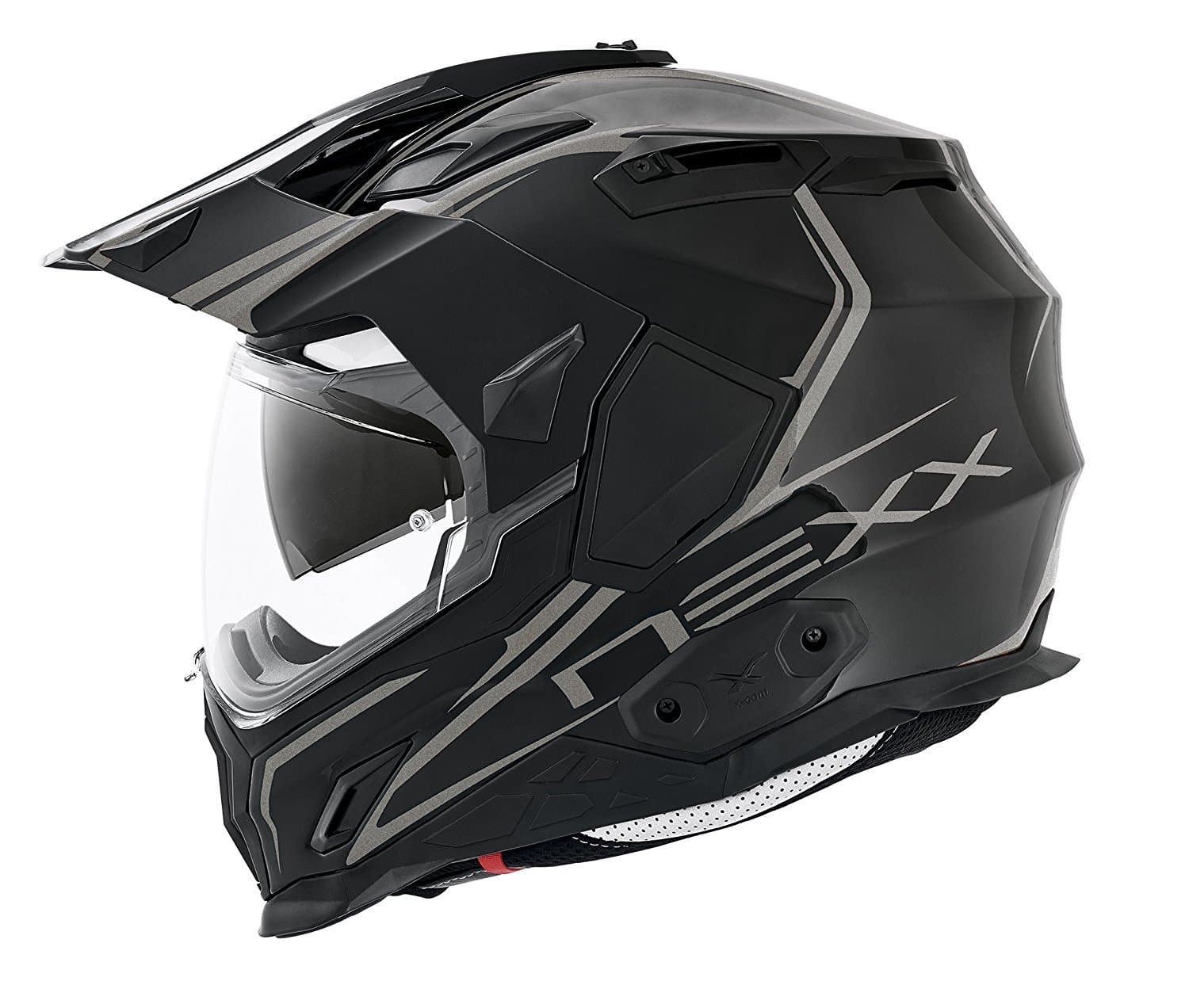 Nexx XD1 Voyager Dual Sport Helmet - Black/Dark Grey - Small