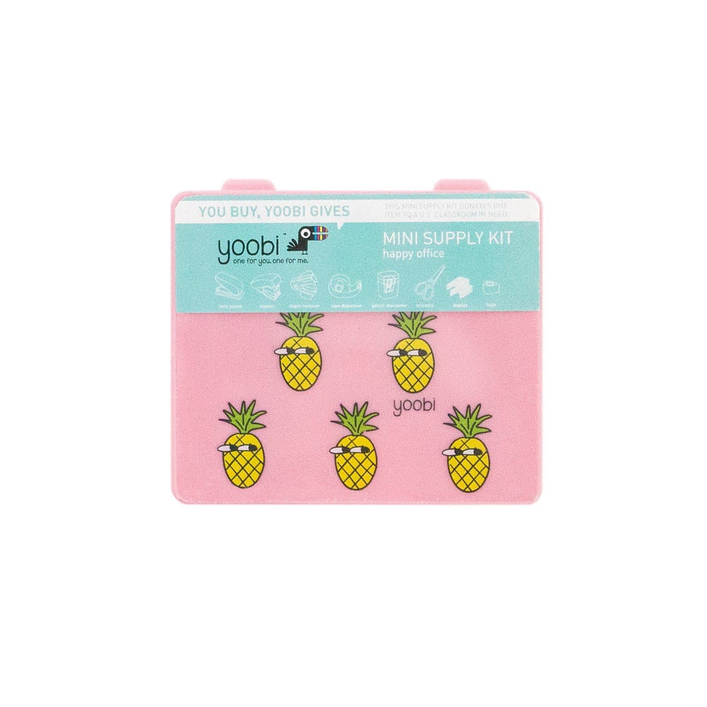 Mini School Supply Kit (Pineapple)