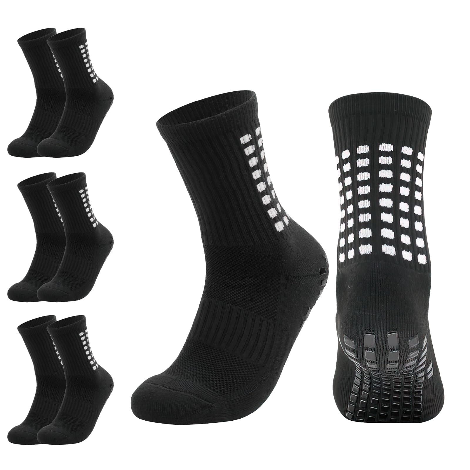 Grip Socks Football Kids, Breathable Grip Socks Football for Boys Junior Teenagers