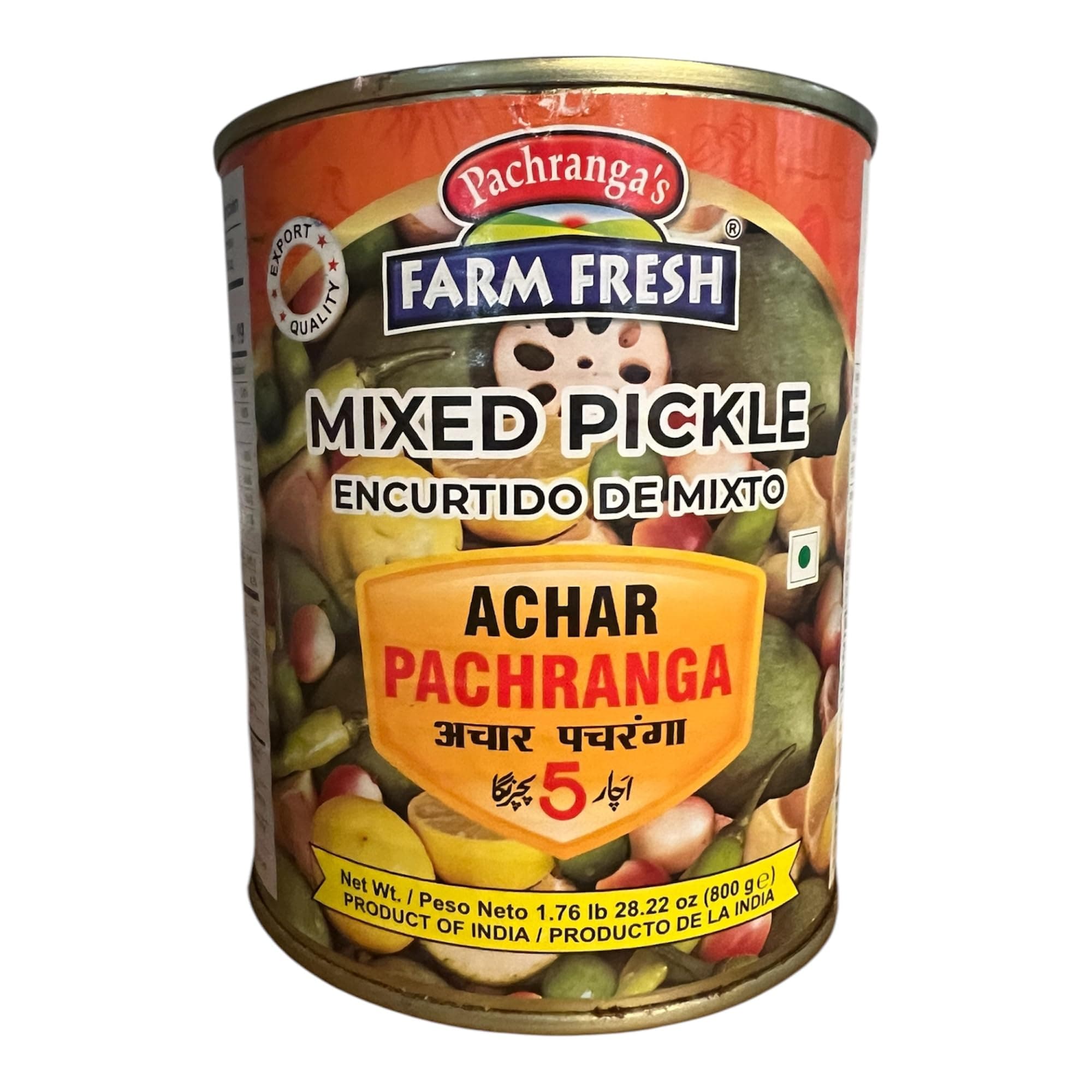 Pachranga International Achar Pachranga Mixed Pickle - 800g., 28oz.