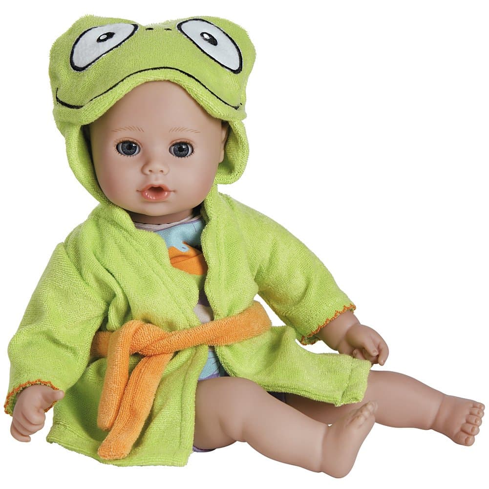 Bath Time Frog Doll For Pool Beach Submersible Handmade Water-Safe Baby Toy