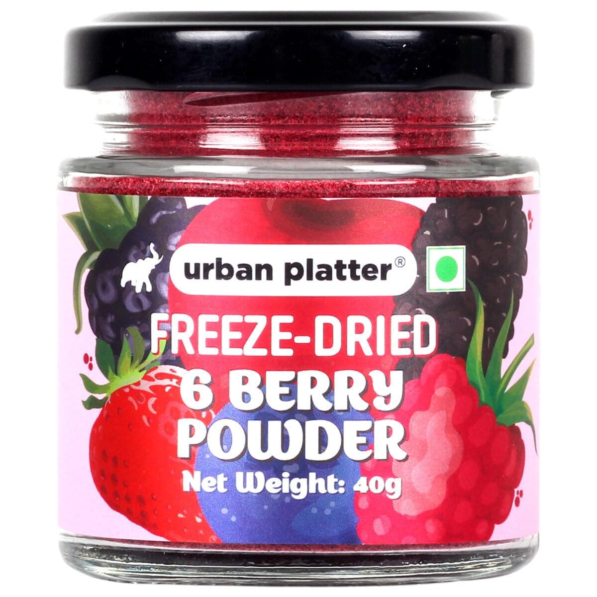 - urban platter Freeze-Dried 6 Berry Powder, 40G / [Blueberry, Mulberry, Cherry, Raspberry, Strawberry and BlackBerry], 0.04 Kg