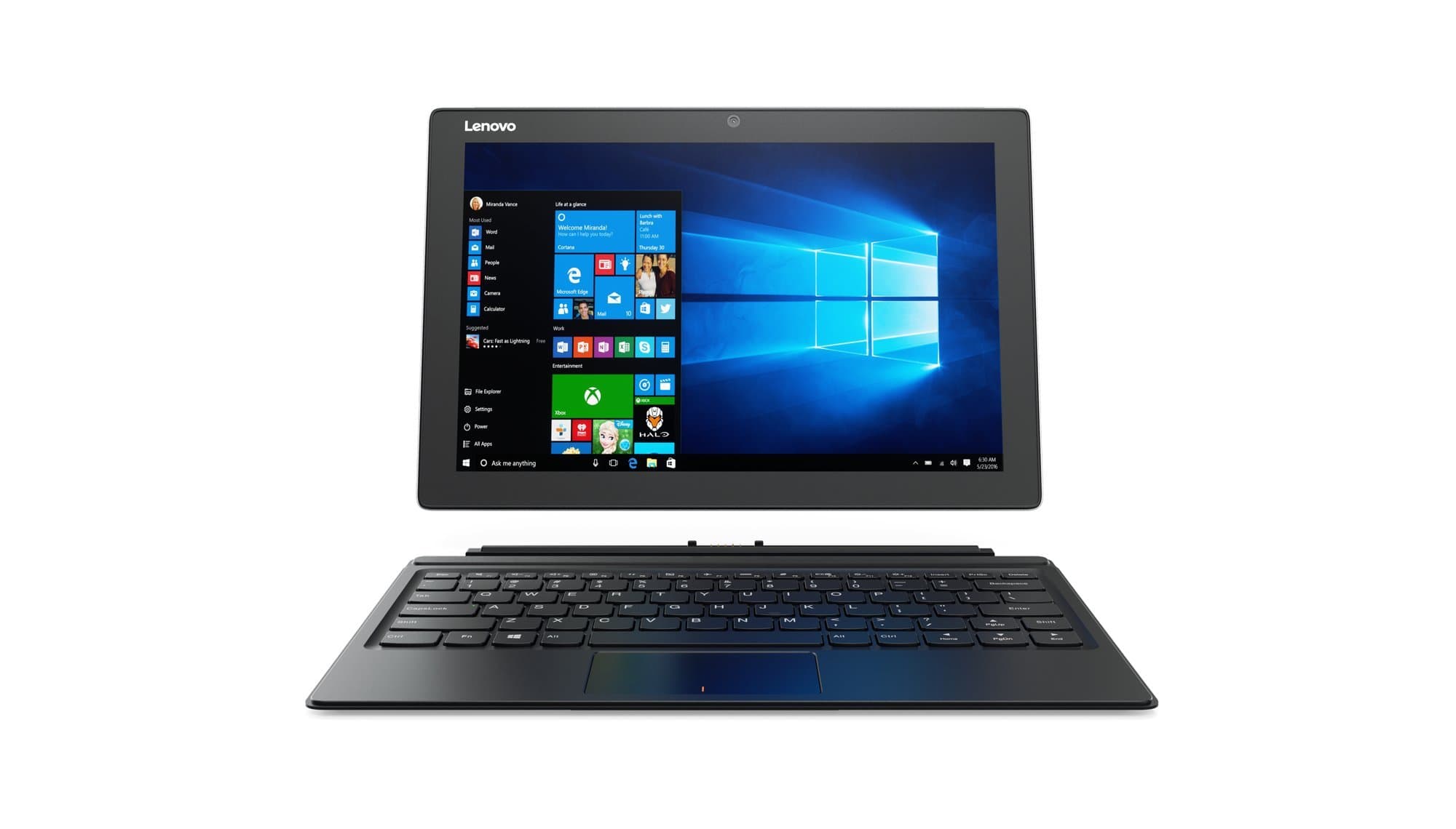 Lenovo IdeaPad Miix 510-12ISK 80U1006EUS 12.2-inch 2-in-1 Tablet (2.30 GHz Intel Core i5-6200U, 8 GB RAM, 256 GB SSD, Windows 10 Pro 64-bit)
