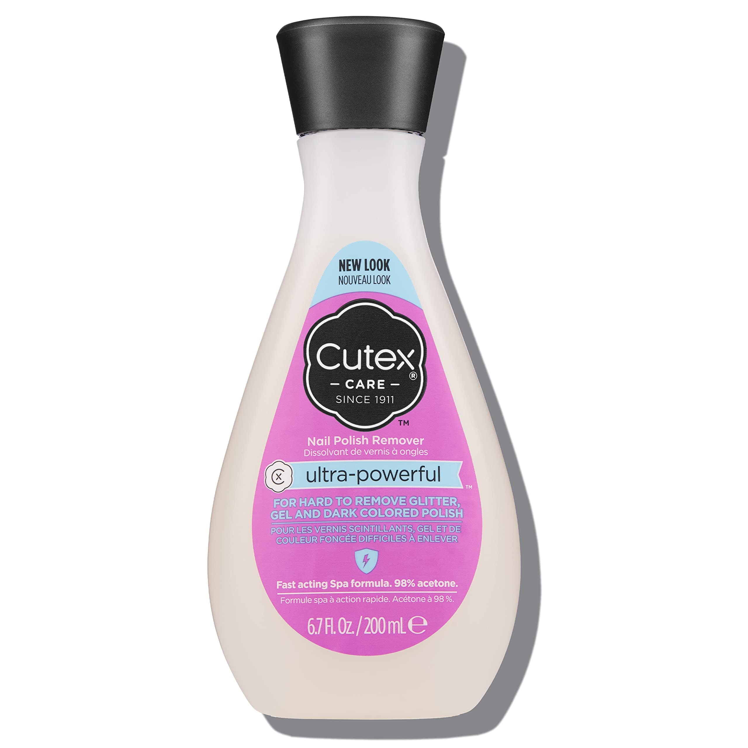 Cutex Ultra-Powerful Nail Polish Remover 6.76 Fl Oz