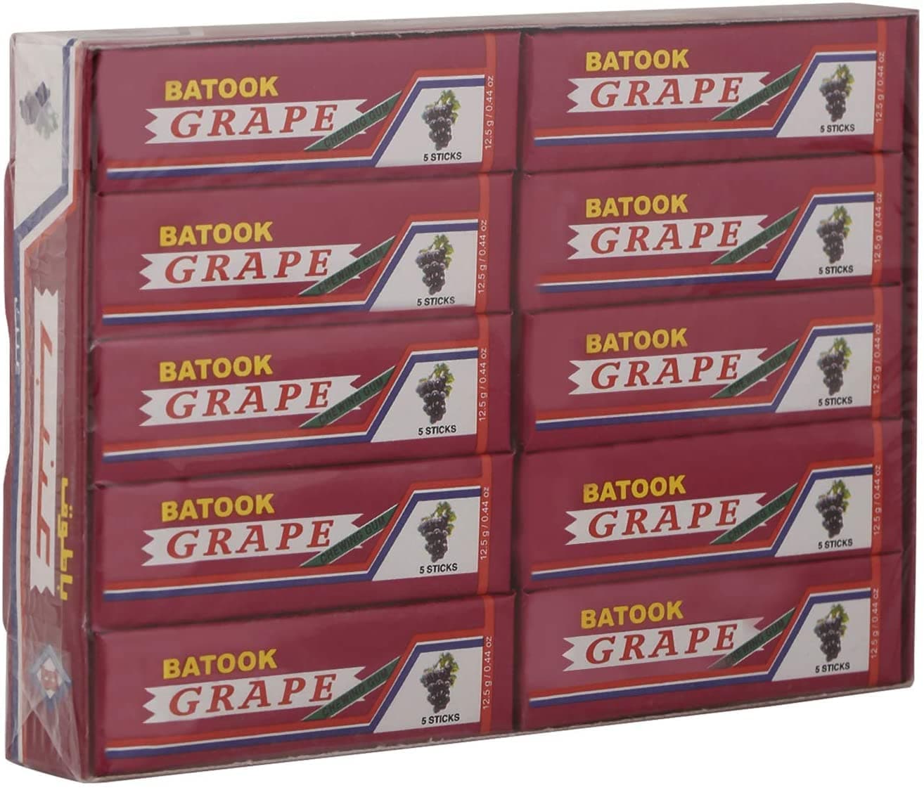 Batook Chewing Gum Grape 20 X 12g - Pack of 1