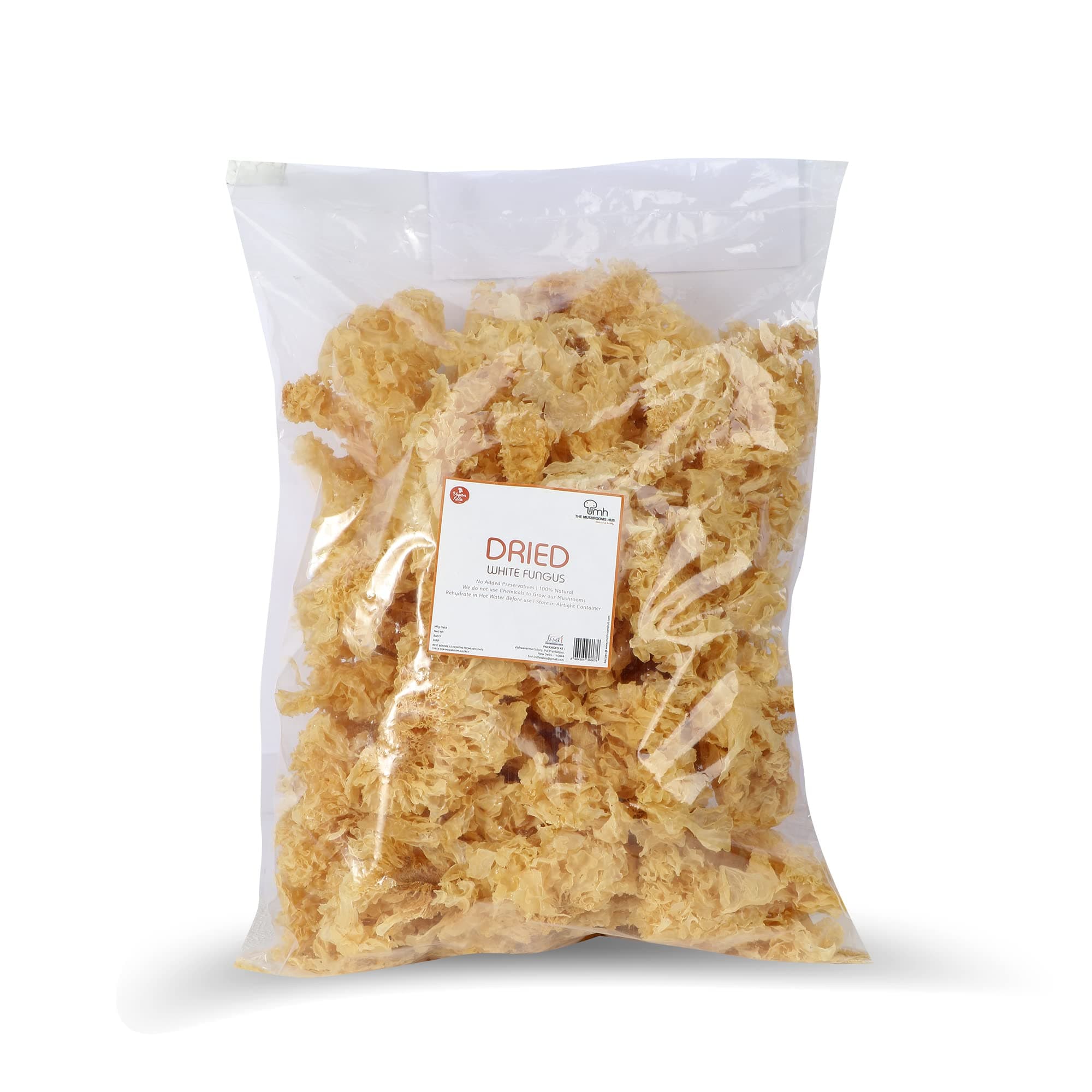 Dried Edible Snow Mushroom (250 Grams)