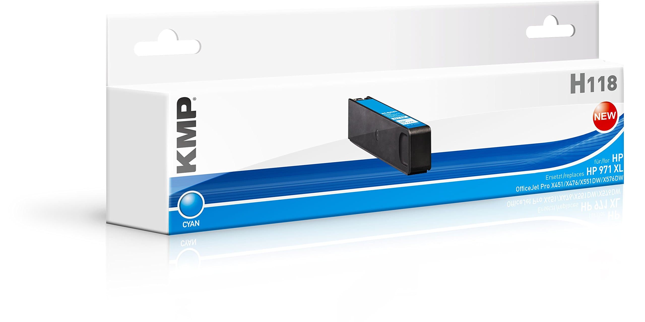 KMPPrinttechnik 1903,4003 Cyan Remanufactured Ink Cartridges Pack of 1