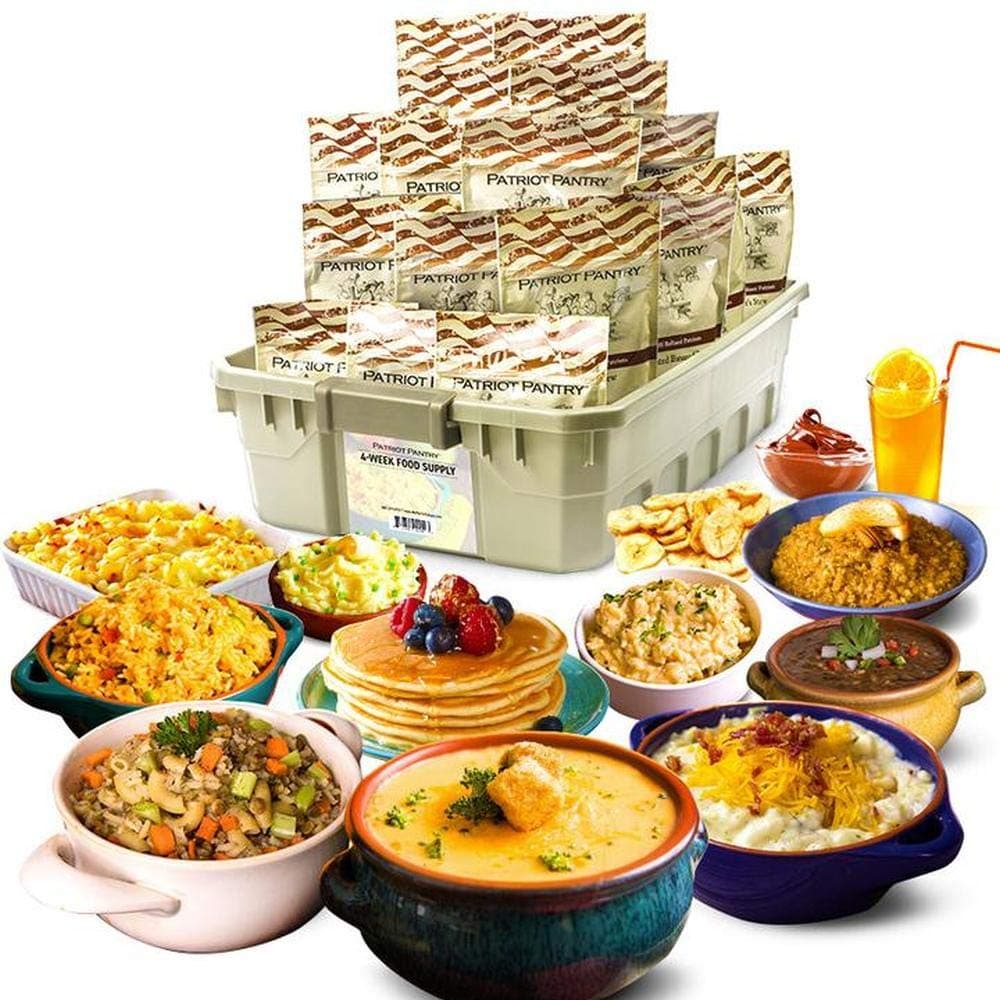 Patriot Pantry 4-Week Emergency Food Supply – 252 Servings of Tasty Recipes for One Person