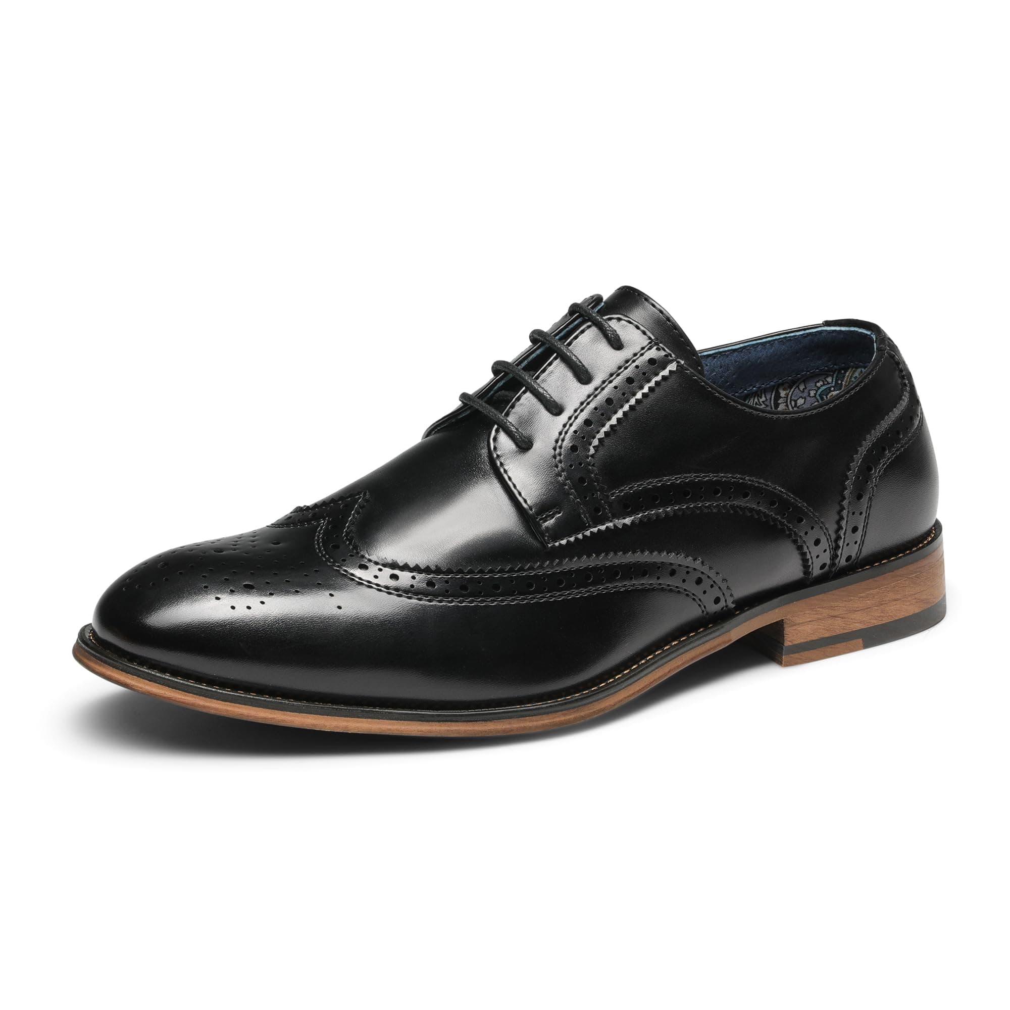 Men's Lace Up Soft Cap-Toe Formal Dress Shoes