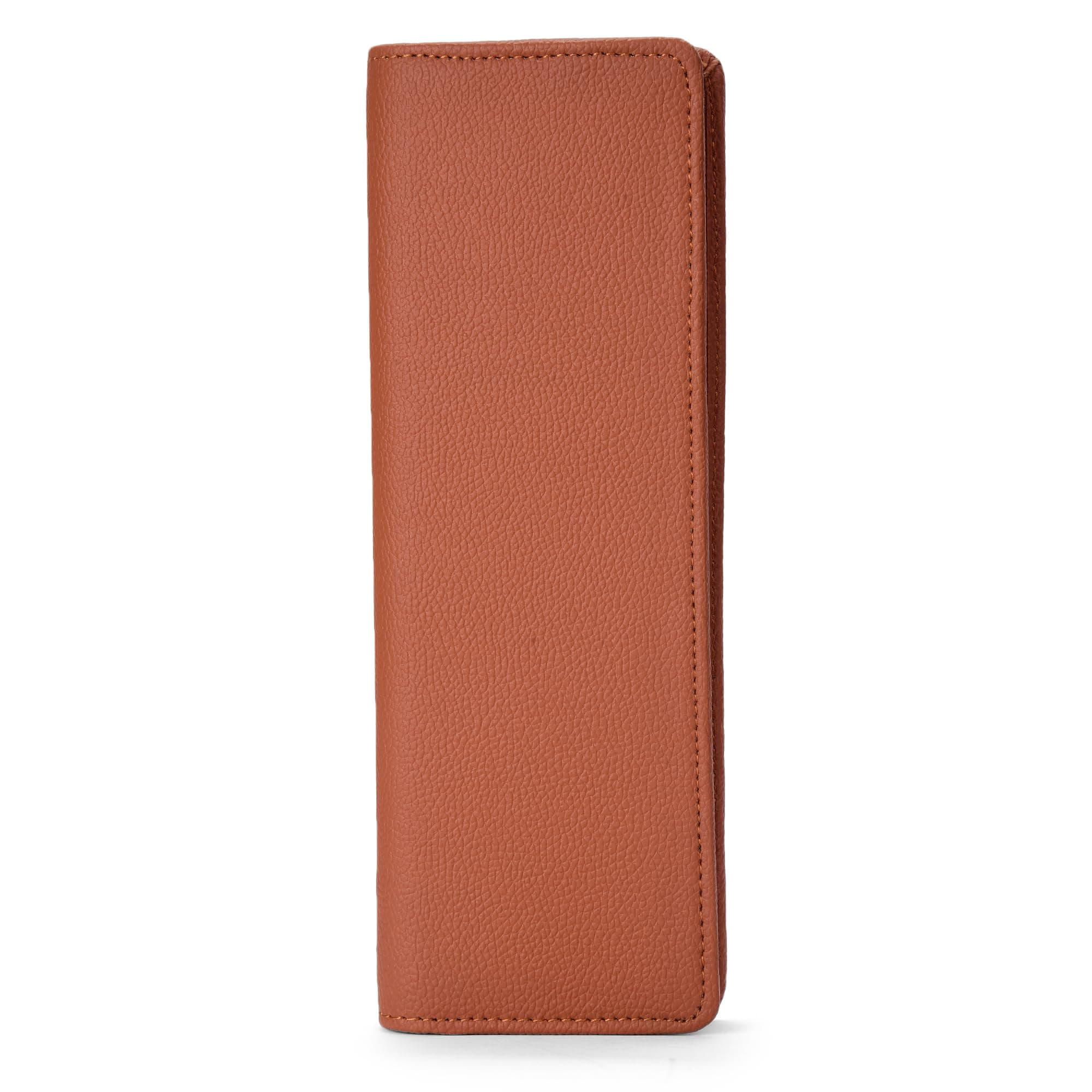 - Travel Key Case – PU Leather Locker Key Holder with Keychain & Secure Zip Compact Key Holder with 6 Hooks & Zipper Closure for Men & Women