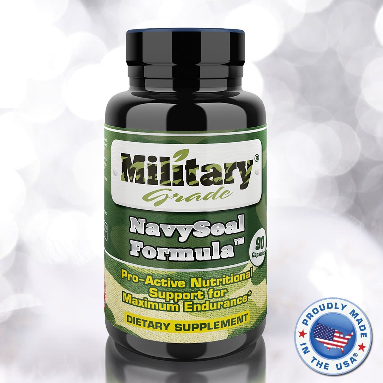 NavySeal Formula (90 Capsules) | Military Pre-Workout | Energy Booster, Alpha-Male Activator, Emotional Stabilizer and Stress-Countering Facilitator