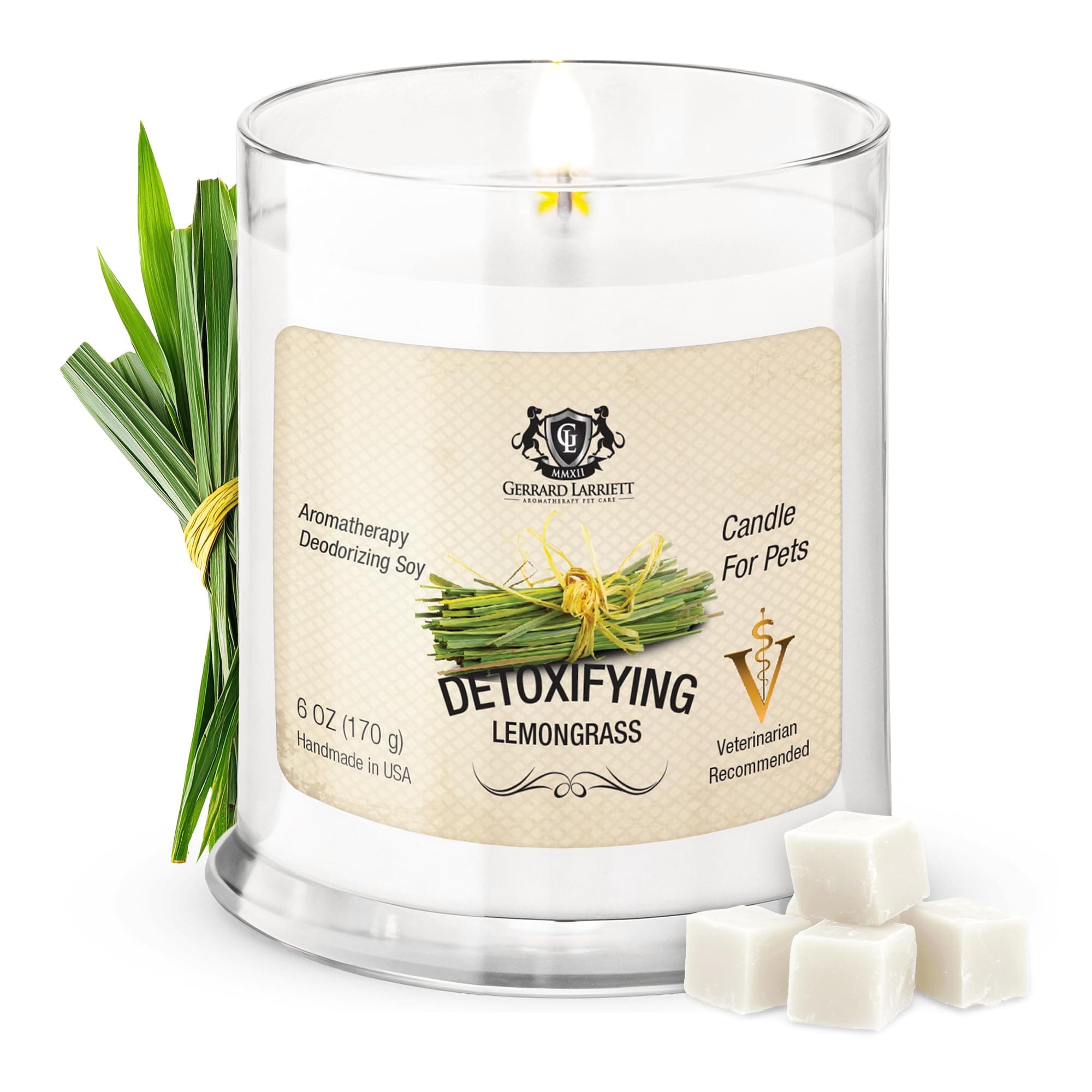 _ Pet Candle (Detoxifying Lemongrass)