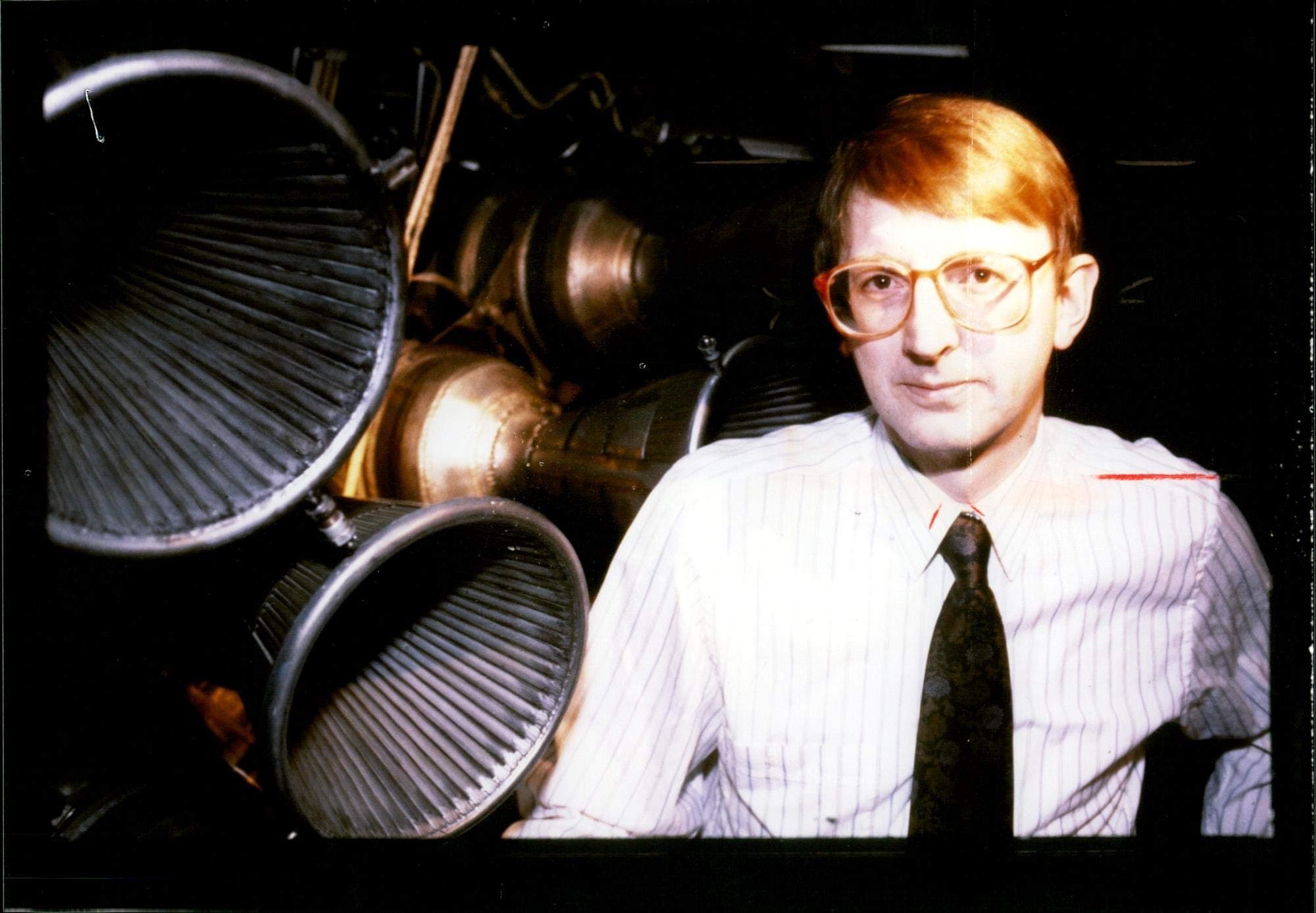 Vintage photo of Farmelo De Graham:Farmelo De Graham head of programmers